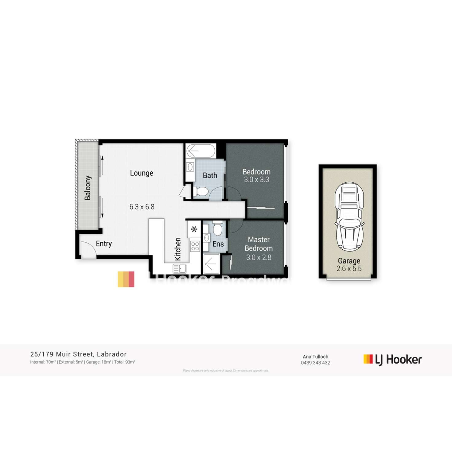 Floorplan of Homely apartment listing, 25/179 Muir Street, Labrador QLD 4215