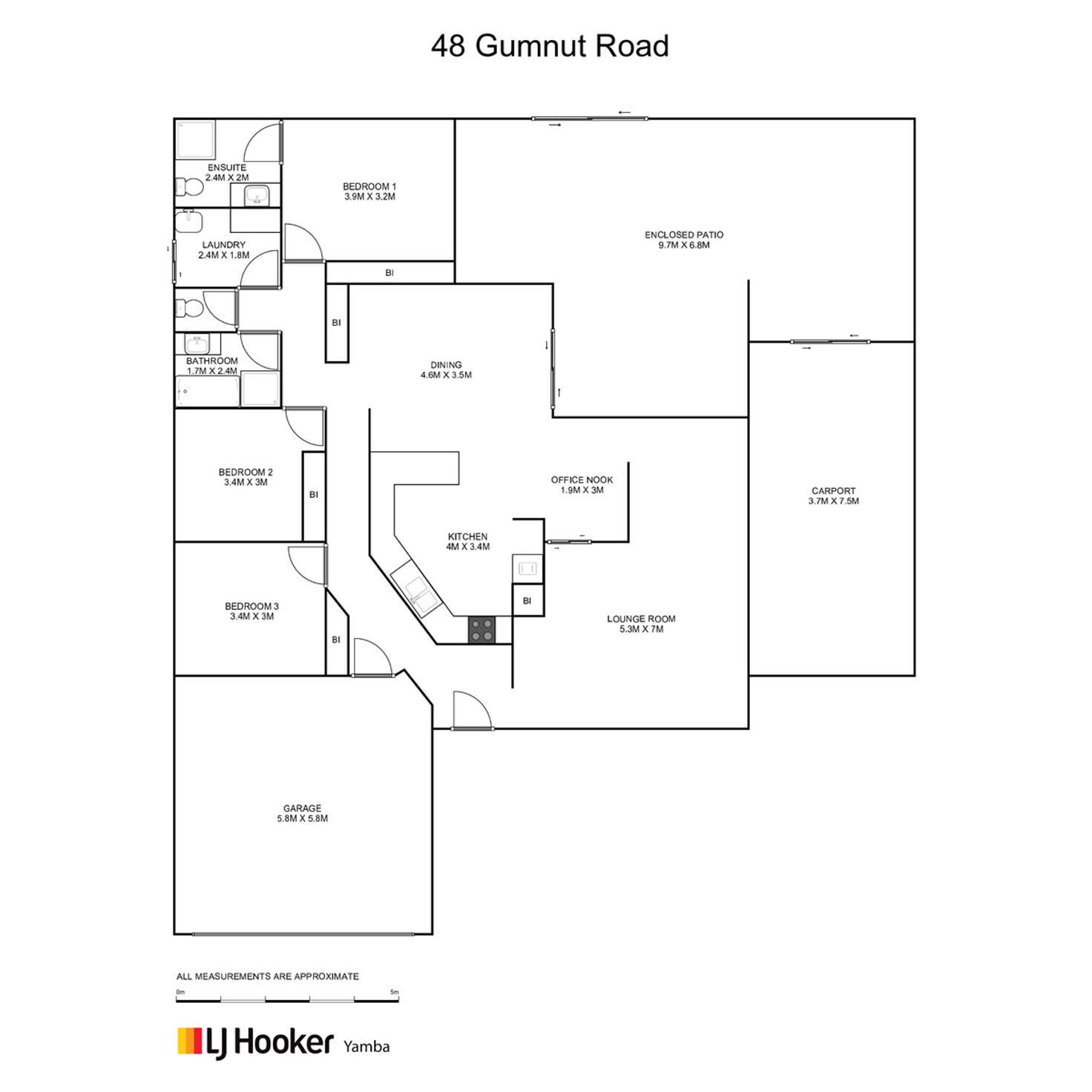 Floorplan of Homely house listing, 48 Gumnut Road, Yamba NSW 2464
