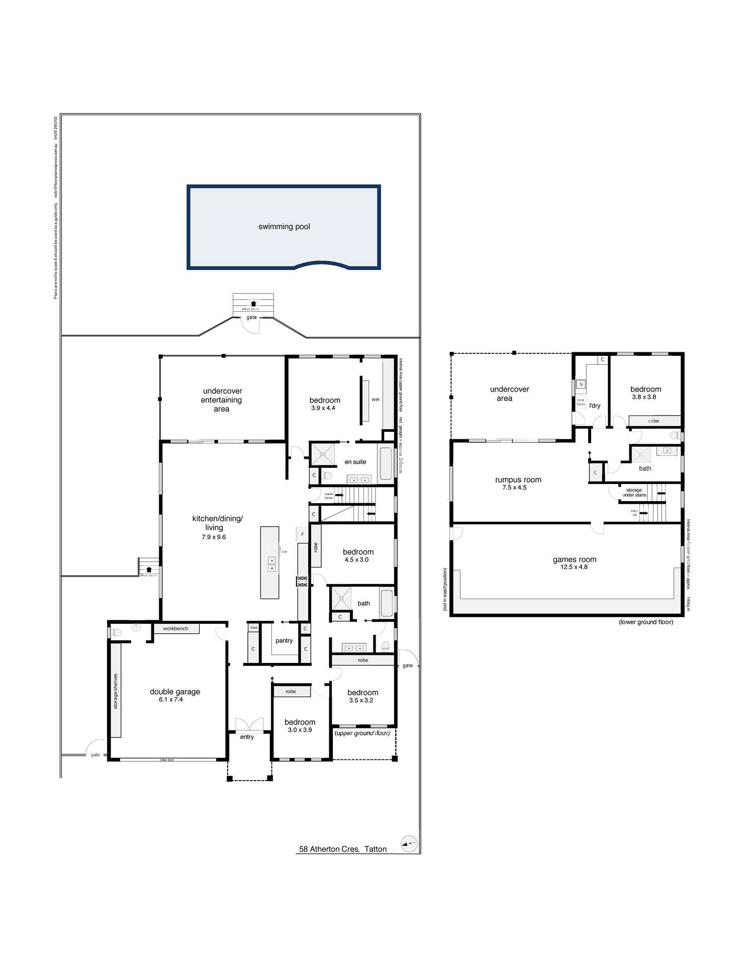 Floorplan of Homely house listing, 58 Atherton Crescent, Tatton NSW 2650