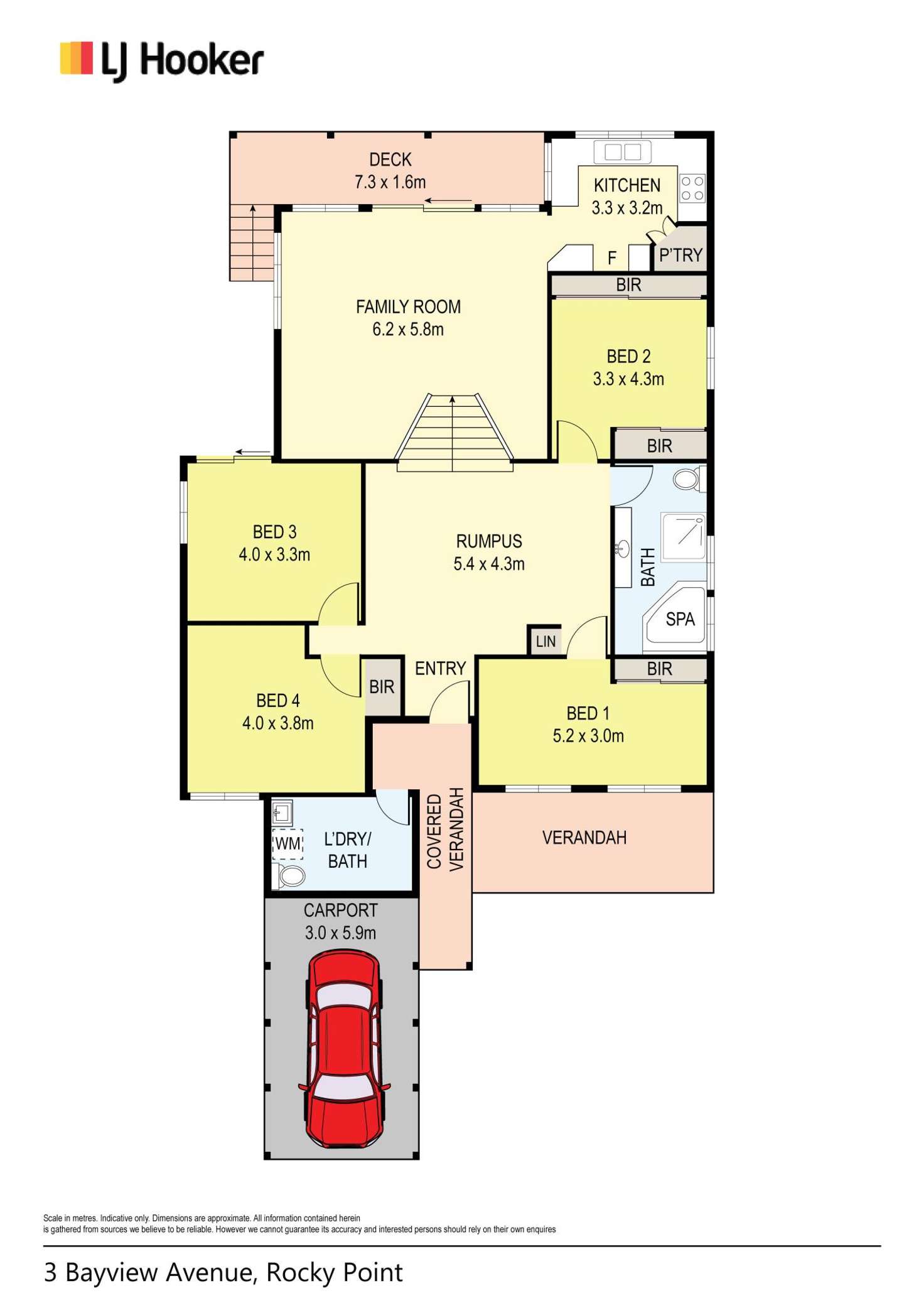 Floorplan of Homely house listing, 3 Bayview Avenue, Rocky Point NSW 2259