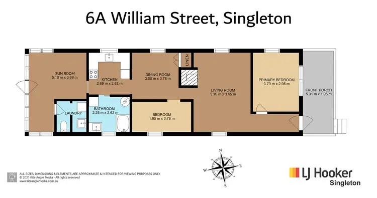 Floorplan of Homely house listing, 6 A William Street, Singleton NSW 2330