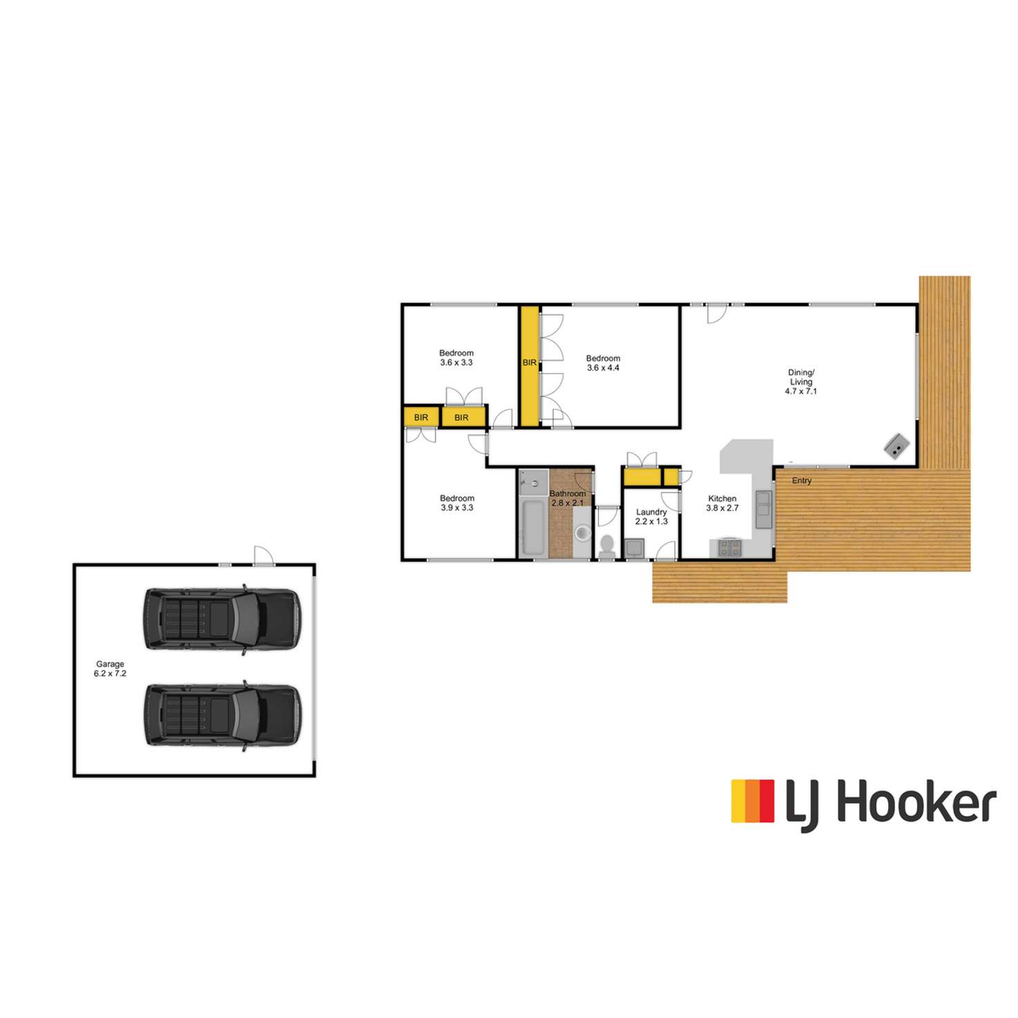 Floorplan of Homely house listing, 13 Bassett Road, Lakes Entrance VIC 3909