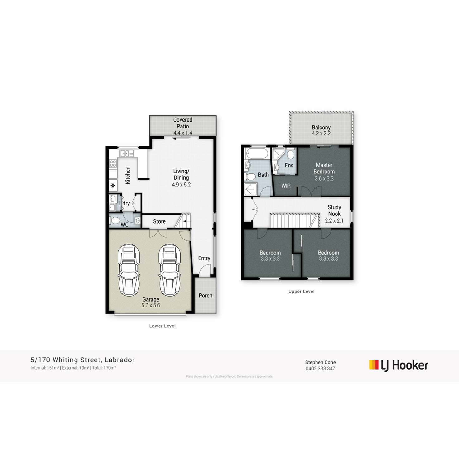 Floorplan of Homely townhouse listing, 5/170 Whiting Street, Labrador QLD 4215