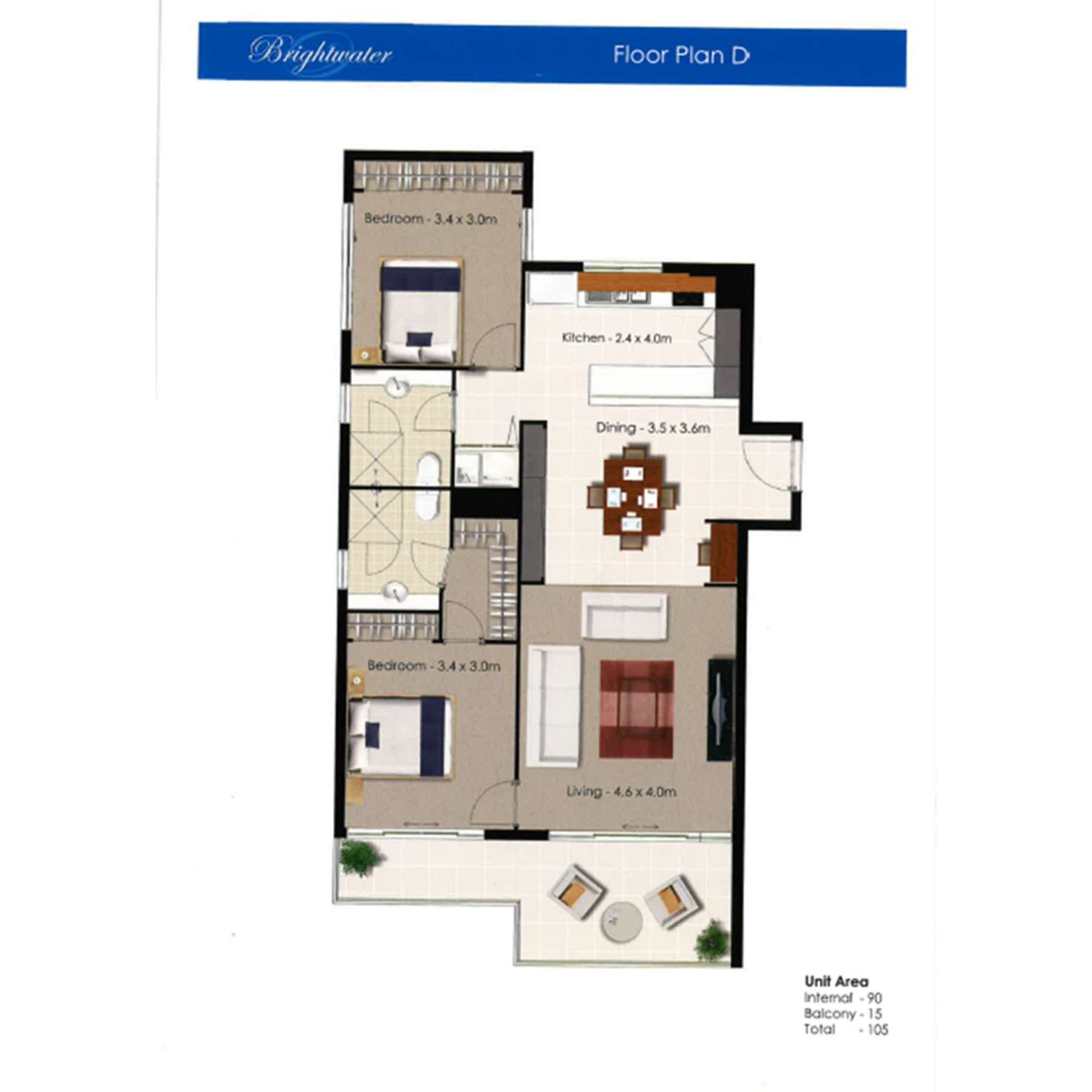 Floorplan of Homely apartment listing, 19/14-16 Bright Avenue, Labrador QLD 4215