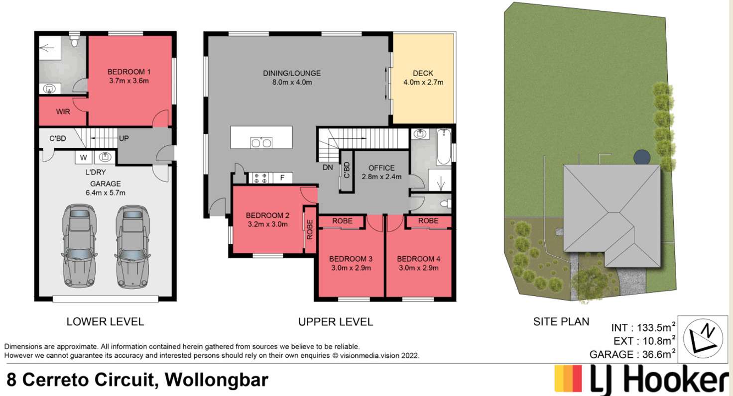 Floorplan of Homely house listing, 8 Cerreto Circuit, Wollongbar NSW 2477