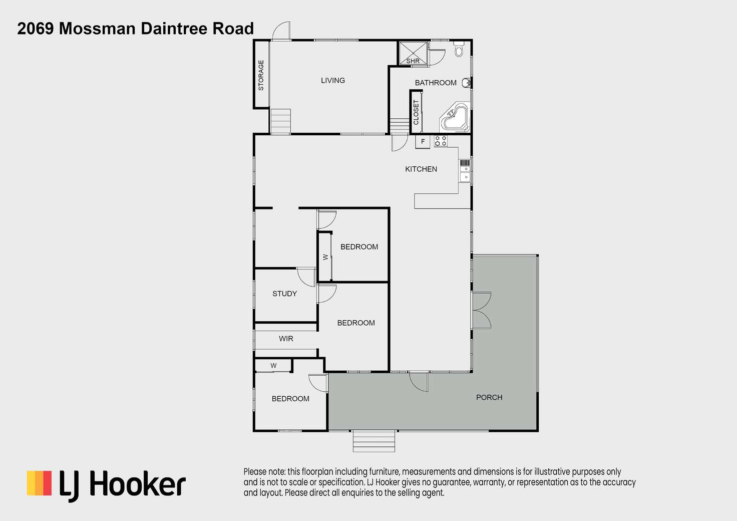 Floorplan of Homely house listing, 2069 Mossman Daintree Road, Wonga Beach QLD 4873
