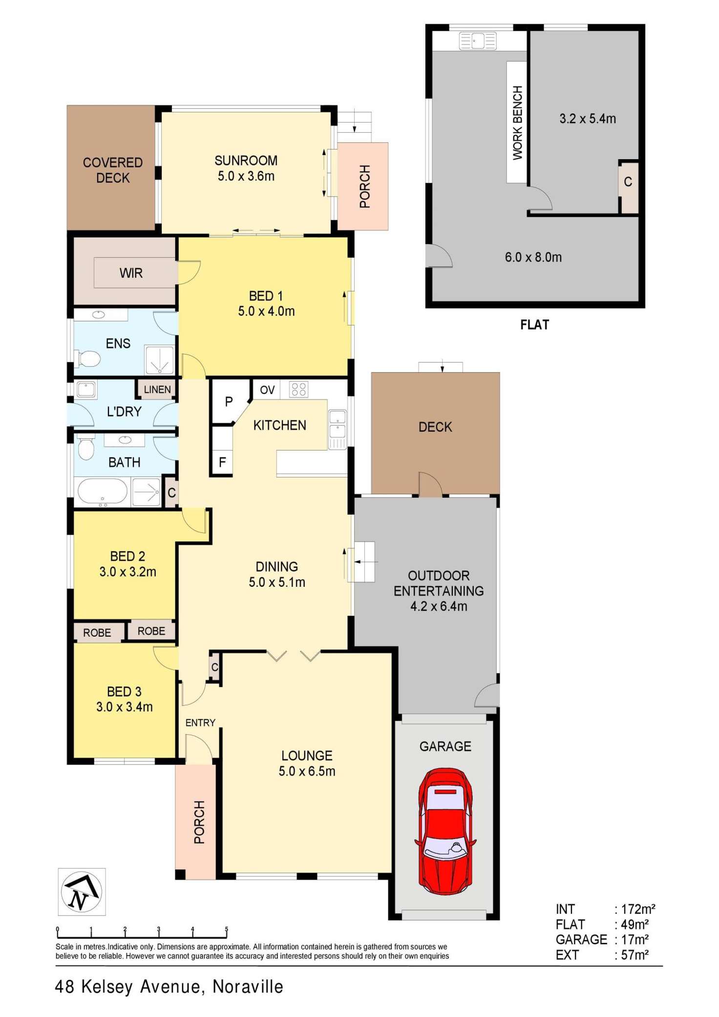 Floorplan of Homely house listing, 48 Kelsey Road, Noraville NSW 2263