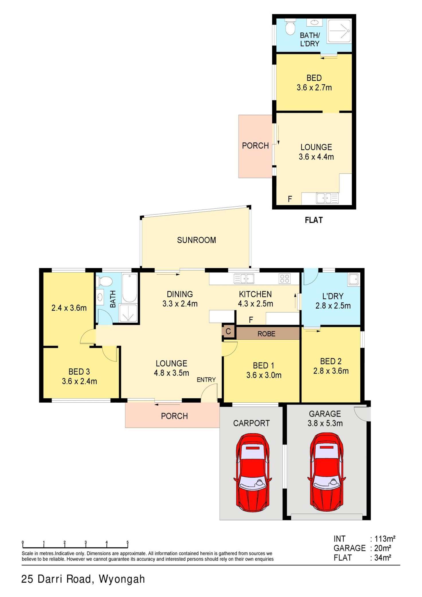 Floorplan of Homely house listing, 25 Darri Road, Wyongah NSW 2259