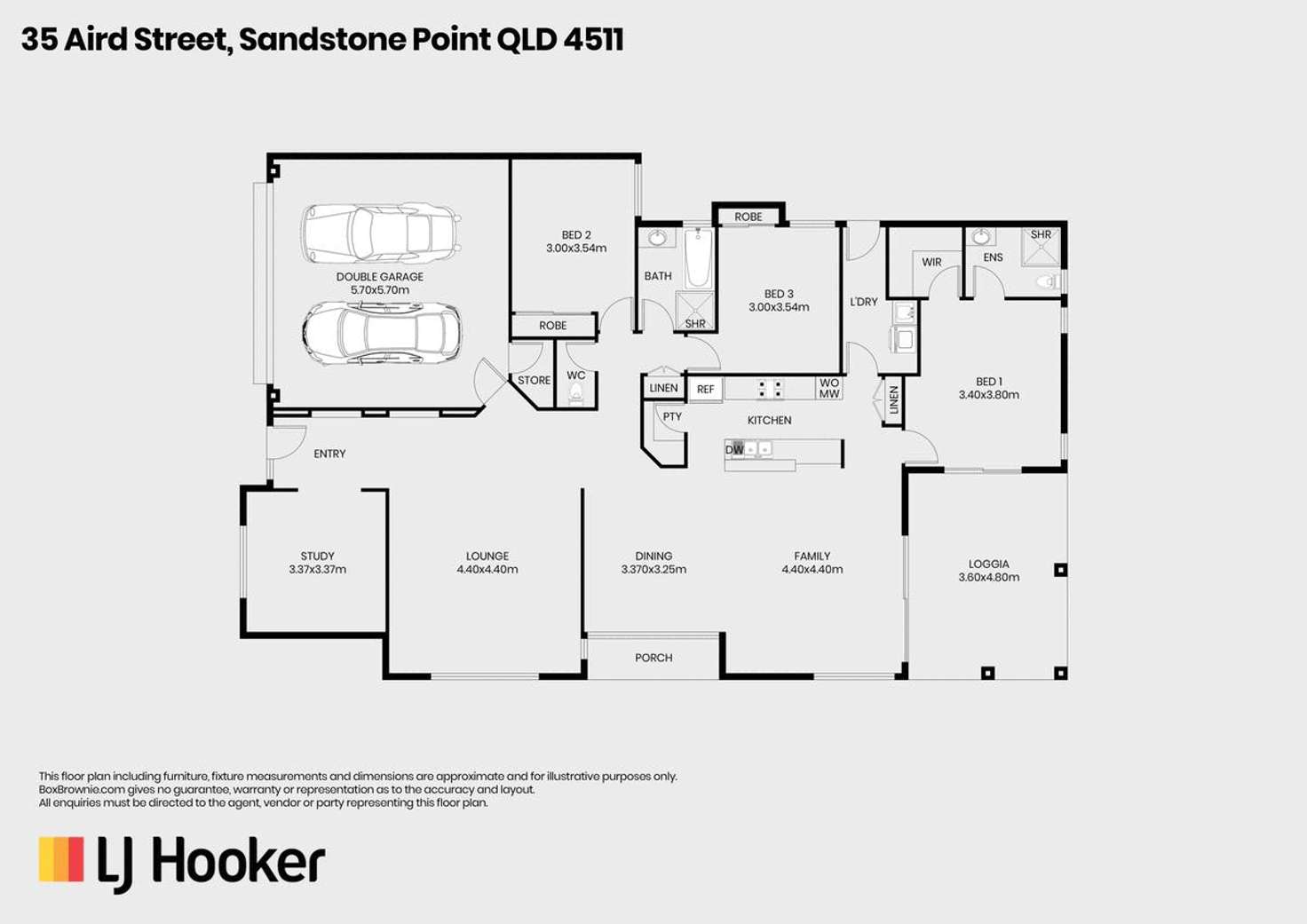 Floorplan of Homely house listing, 35 Aird Street, Sandstone Point QLD 4511