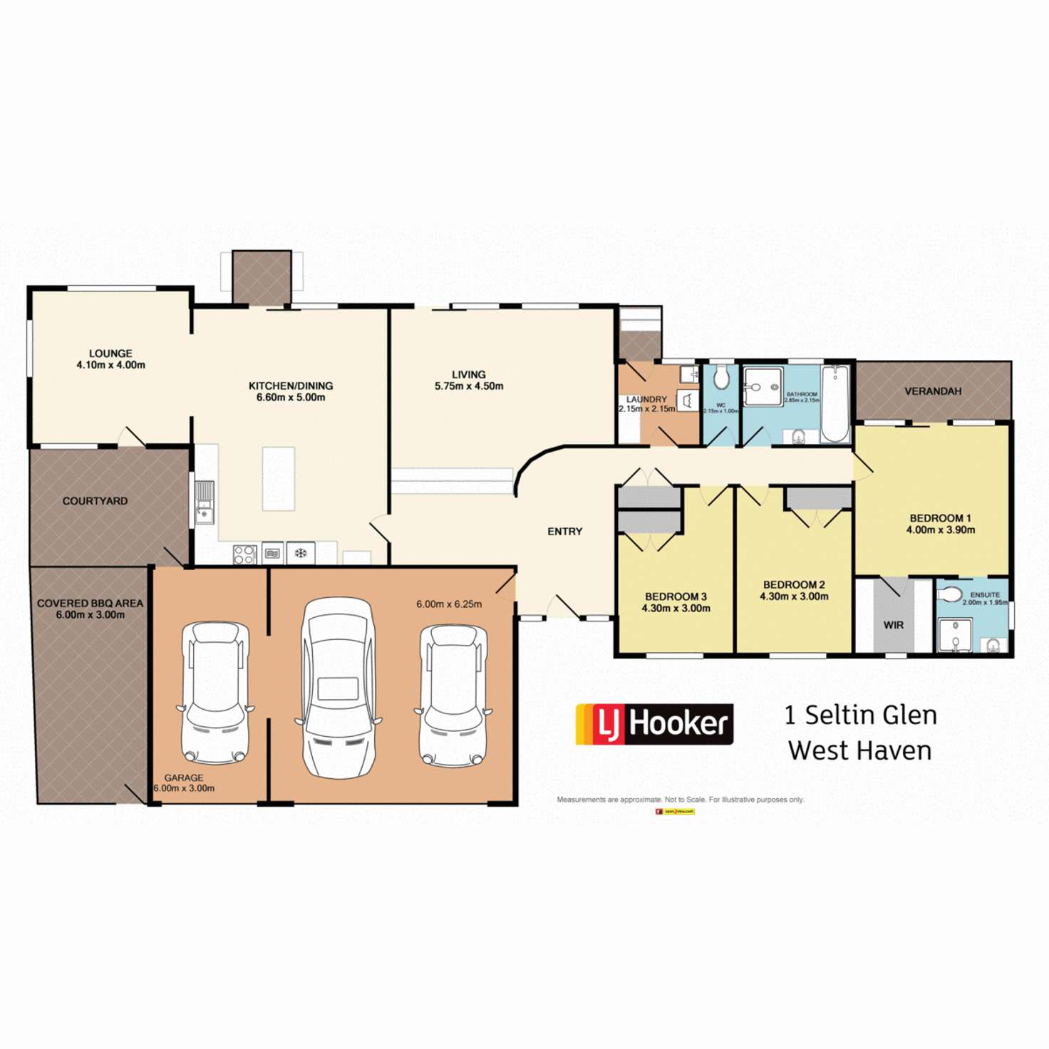 Floorplan of Homely house listing, 1 Seltin Glen, West Haven NSW 2443