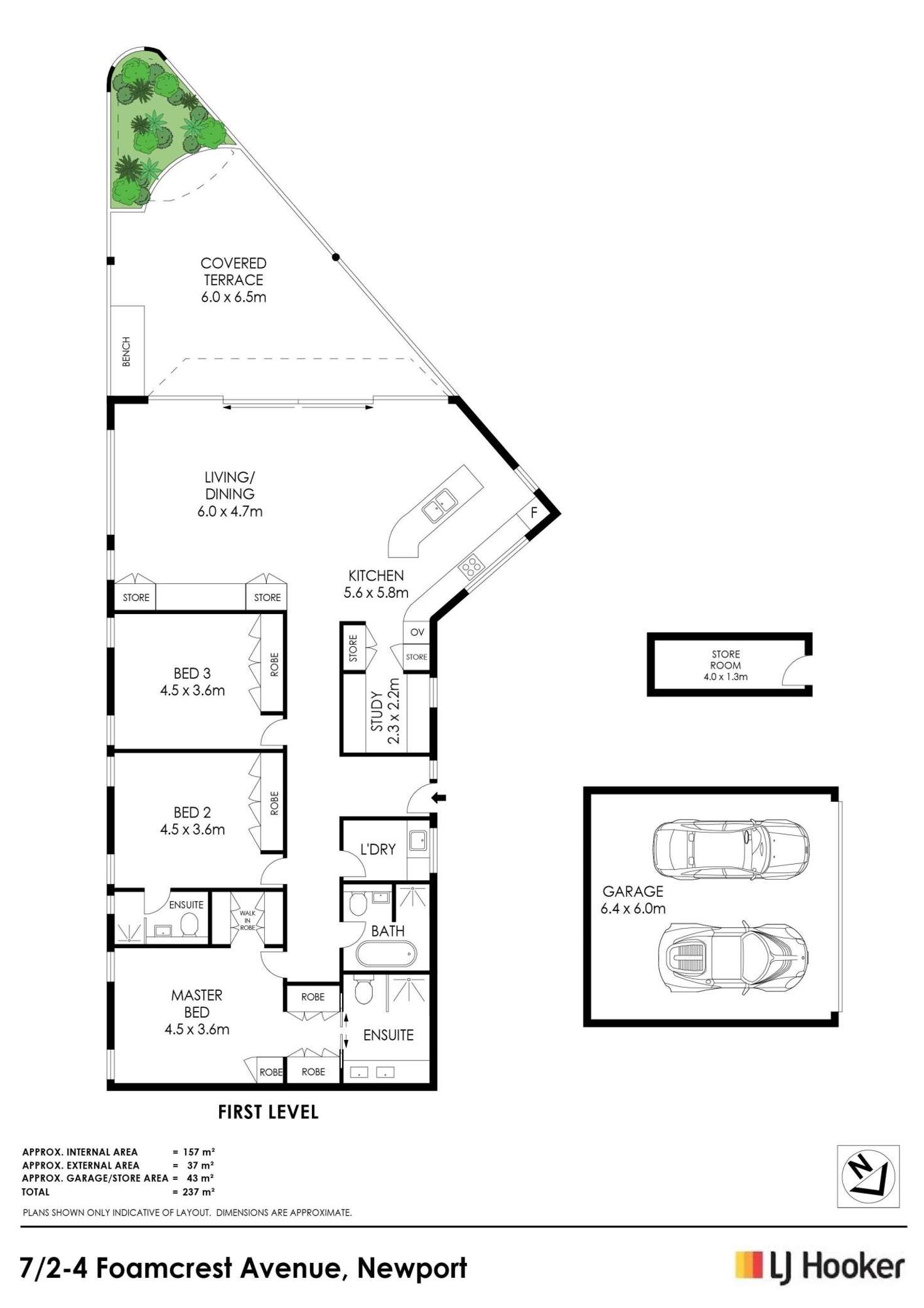 Floorplan of Homely unit listing, 7/2-4 Foamcrest Avenue, Newport NSW 2106