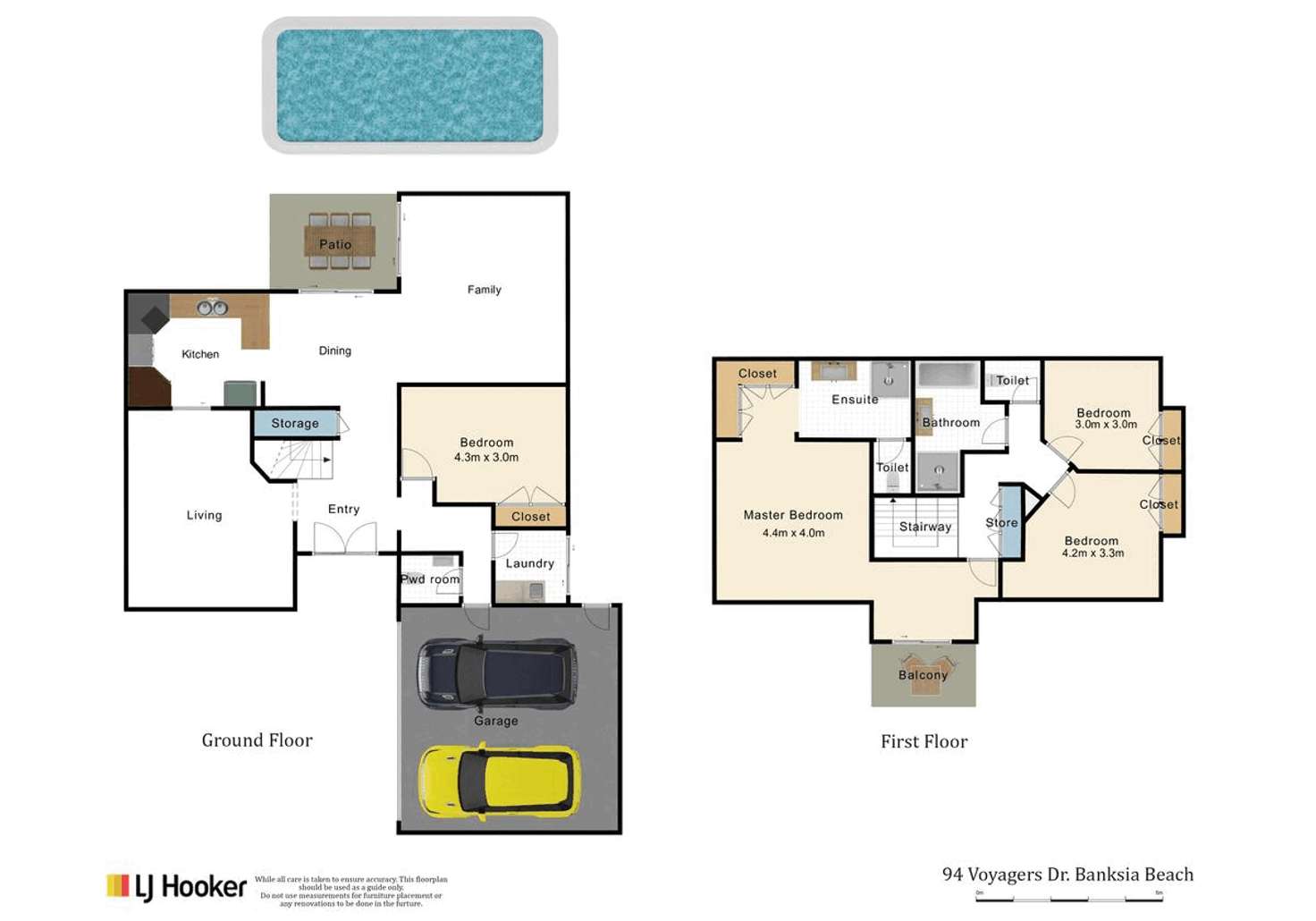 Floorplan of Homely house listing, 94 Voyagers Drive, Banksia Beach QLD 4507