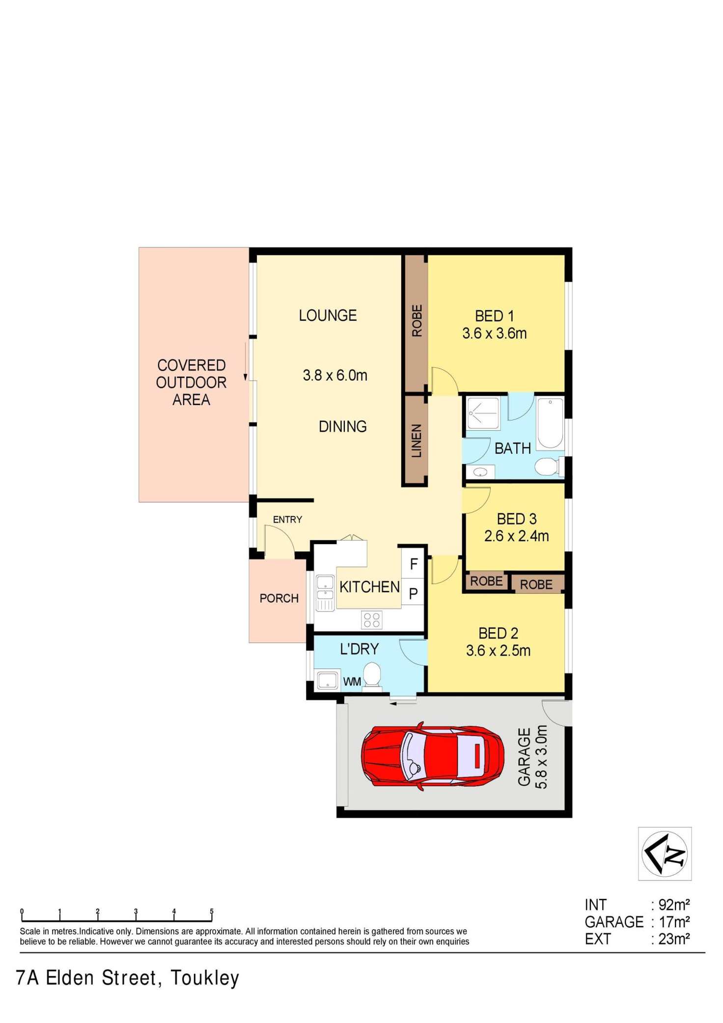 Floorplan of Homely house listing, 7a Elden Street, Toukley NSW 2263