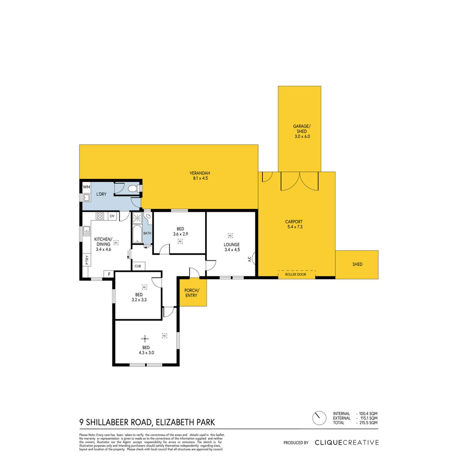Floorplan of Homely house listing, 9 Shillabeer Road, Elizabeth Park SA 5113