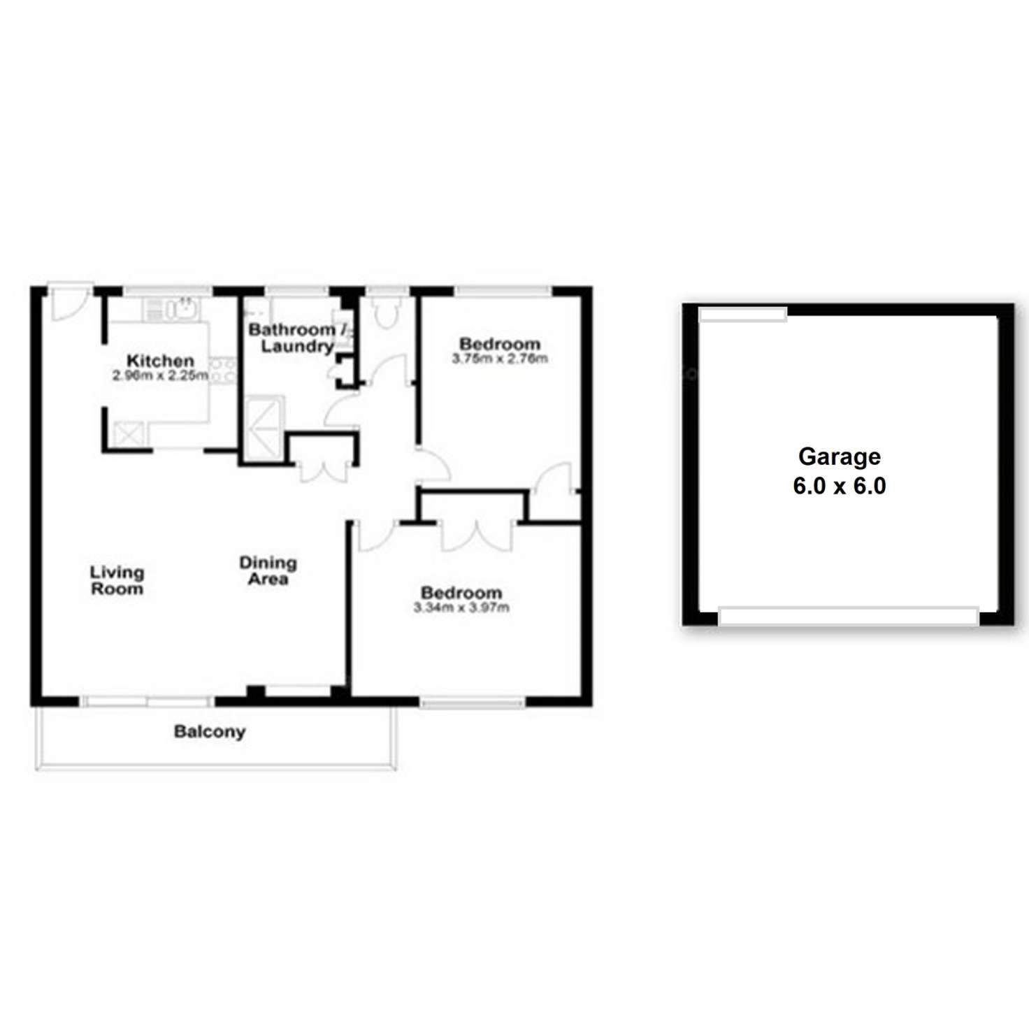 Floorplan of Homely apartment listing, 7/34 Imperial Parade, Labrador QLD 4215