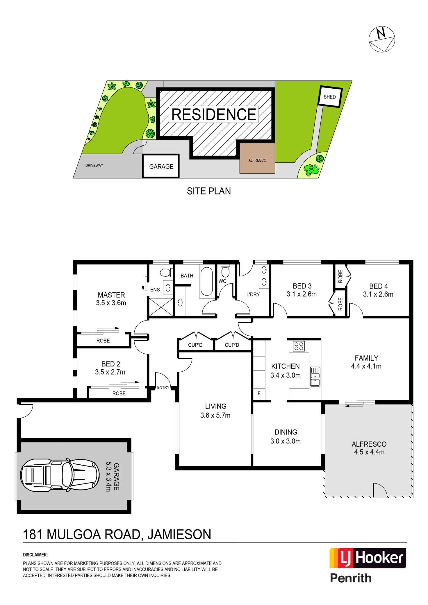Floorplan of Homely house listing, 181 Mulgoa Road, Jamisontown NSW 2750