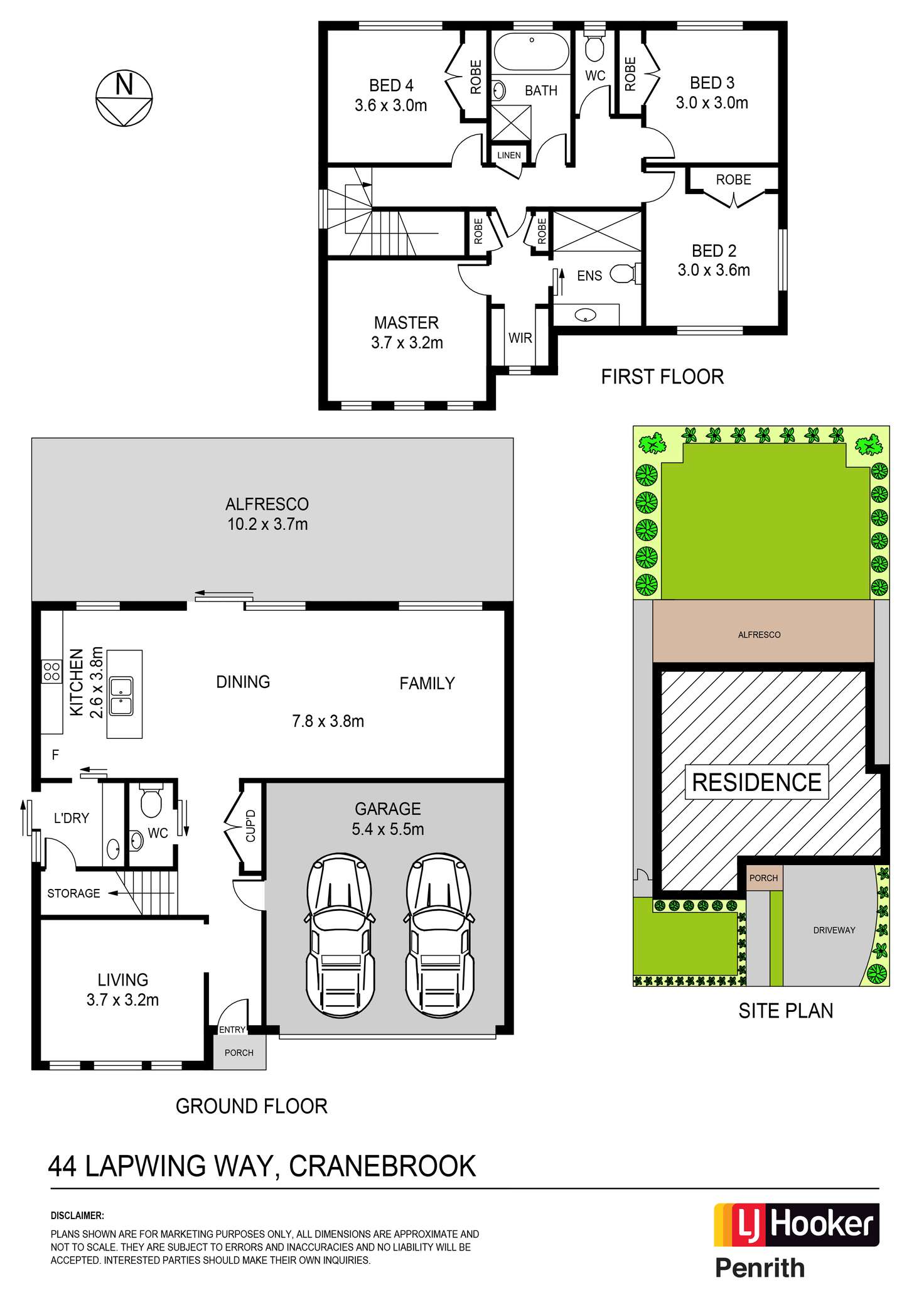 Floorplan of Homely house listing, 44 Lapwing Way, Cranebrook NSW 2749