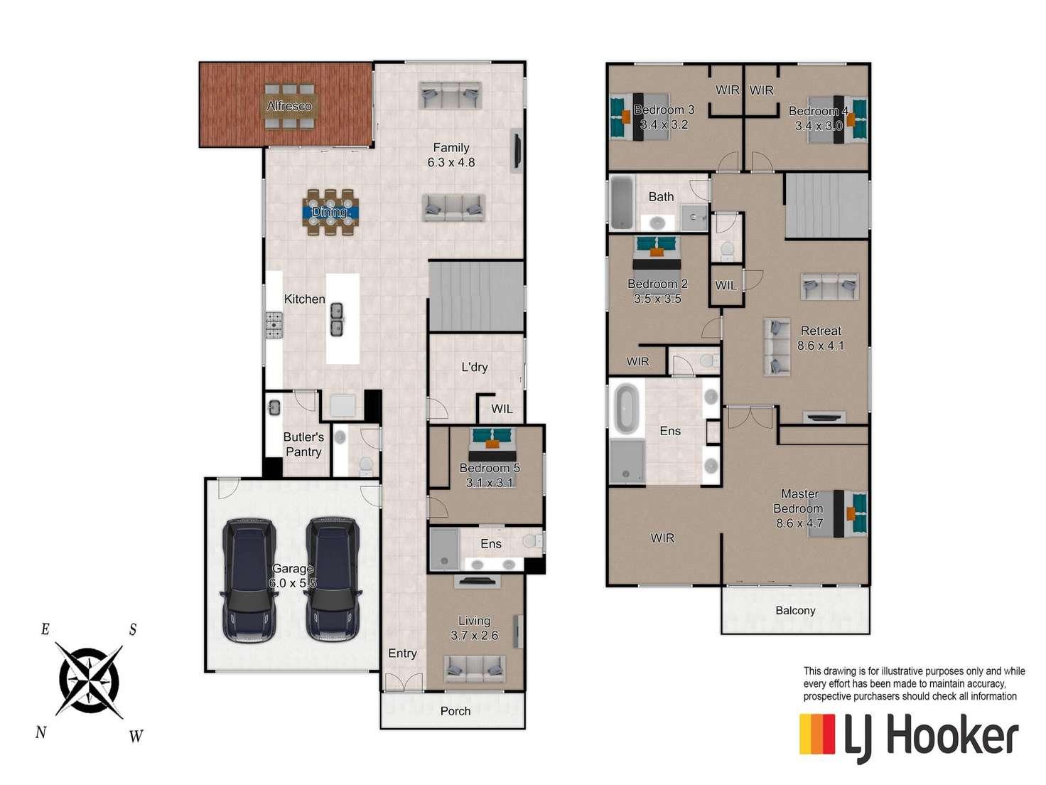 Floorplan of Homely house listing, 21 Excalibur Street, Berwick VIC 3806