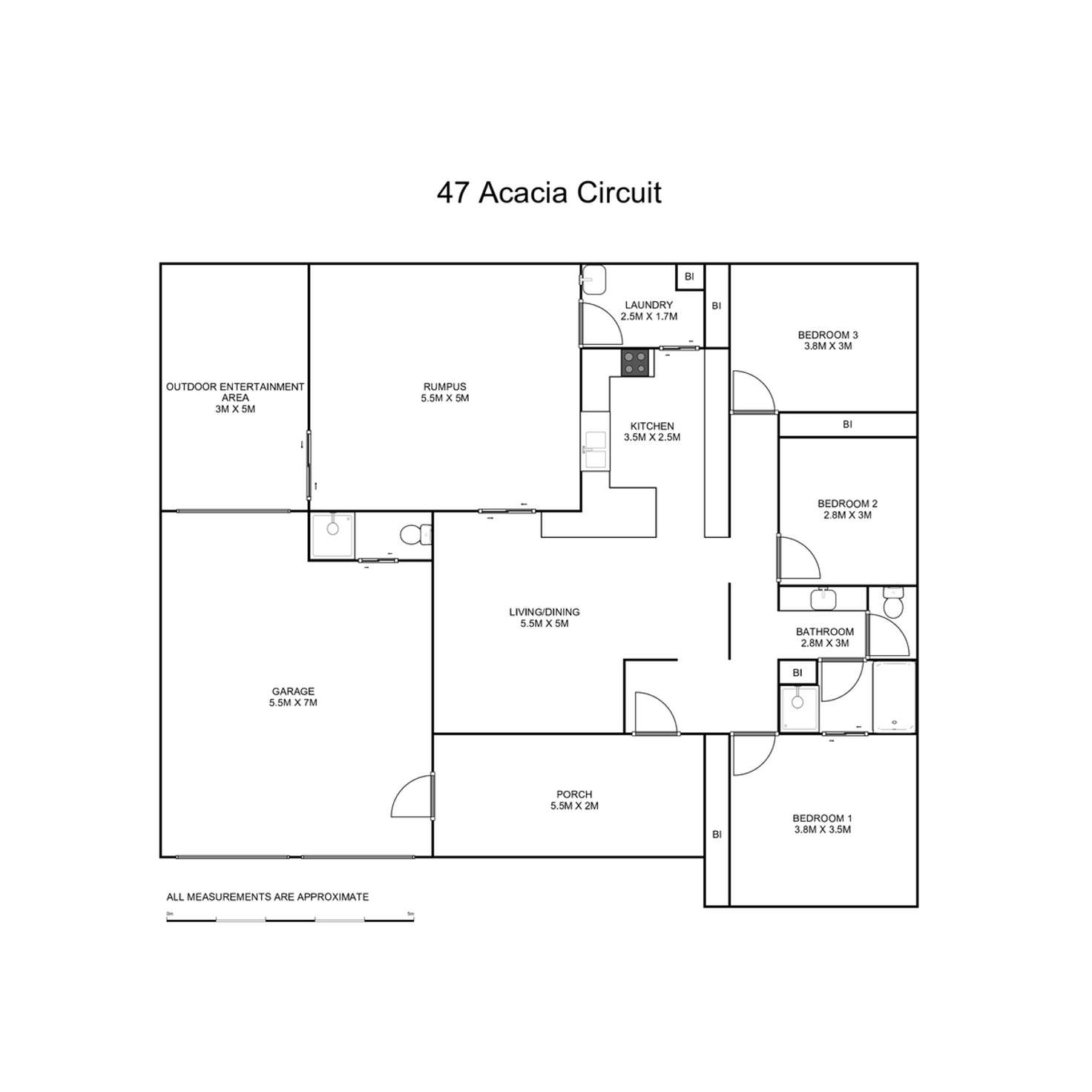 Floorplan of Homely house listing, 47 Acacia Circuit, Yamba NSW 2464