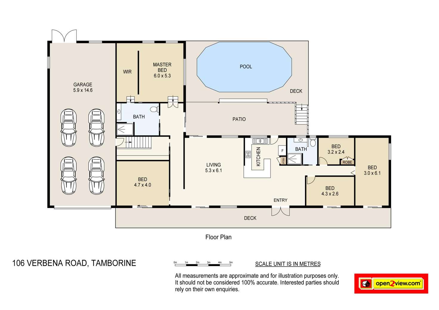 Floorplan of Homely acreageSemiRural listing, 106 Verbena Road, Tamborine QLD 4270