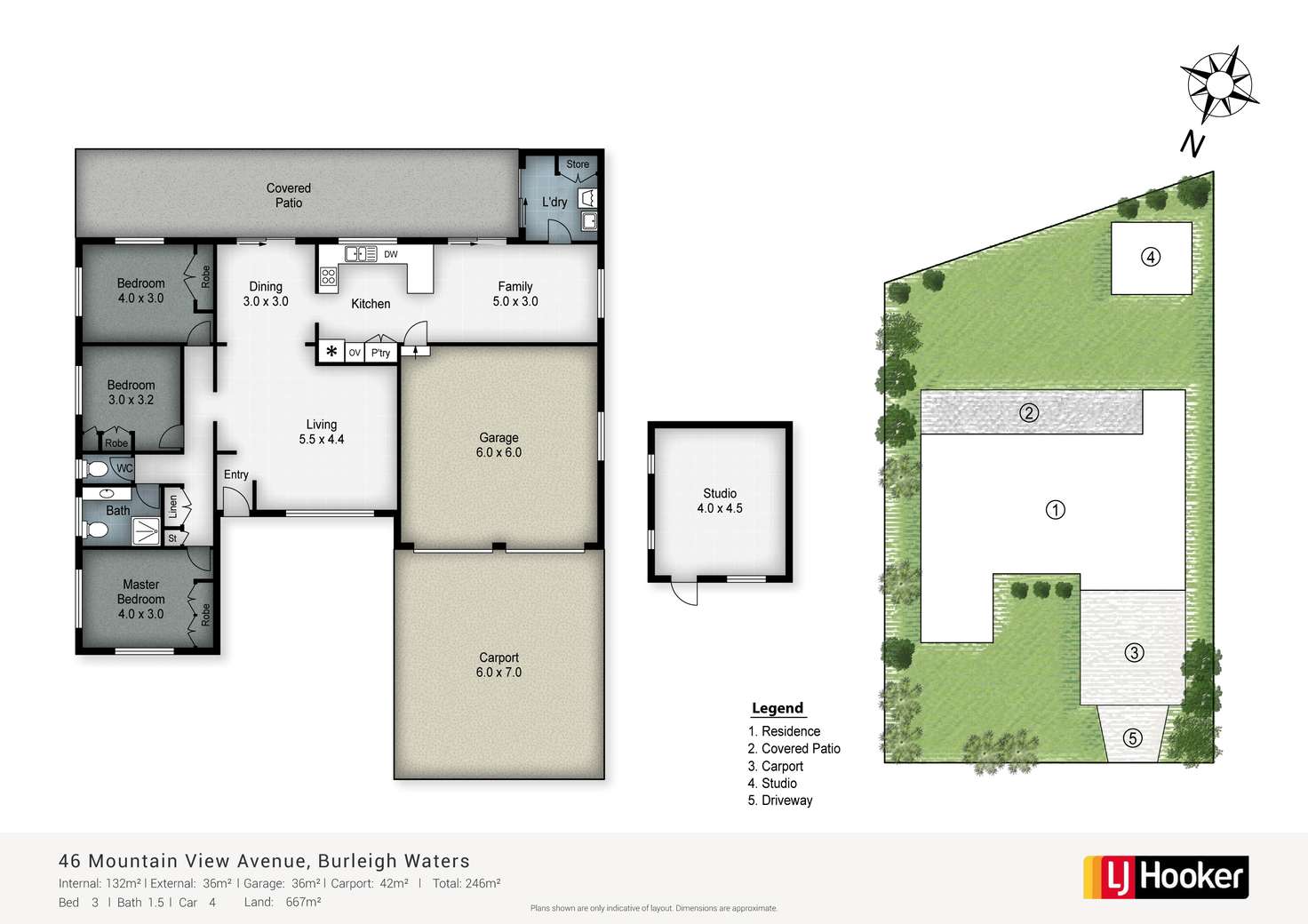 Floorplan of Homely house listing, 46 Mountain View Avenue, Burleigh Waters QLD 4220