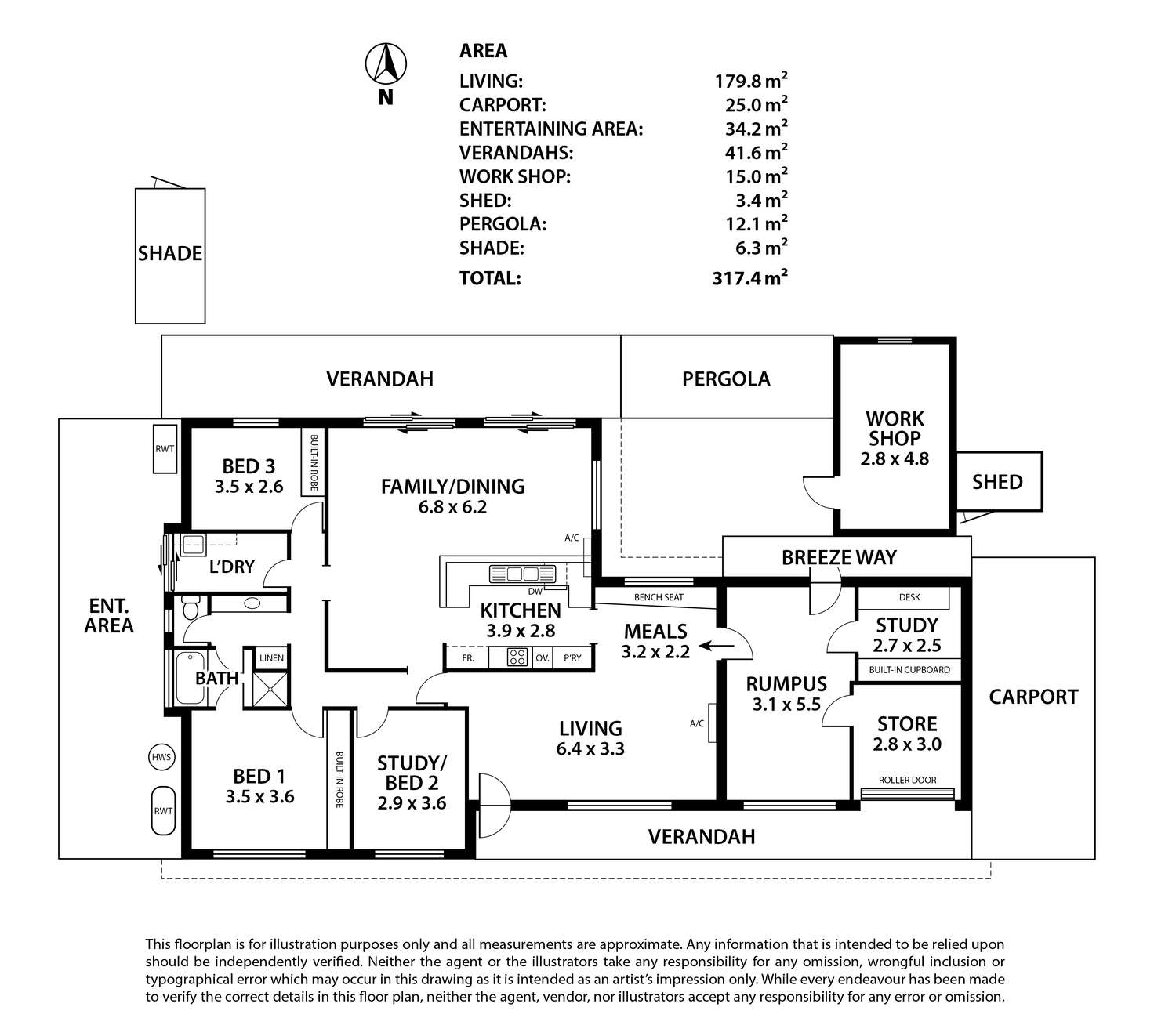 Floorplan of Homely house listing, 2 Cowan Avenue, Littlehampton SA 5250