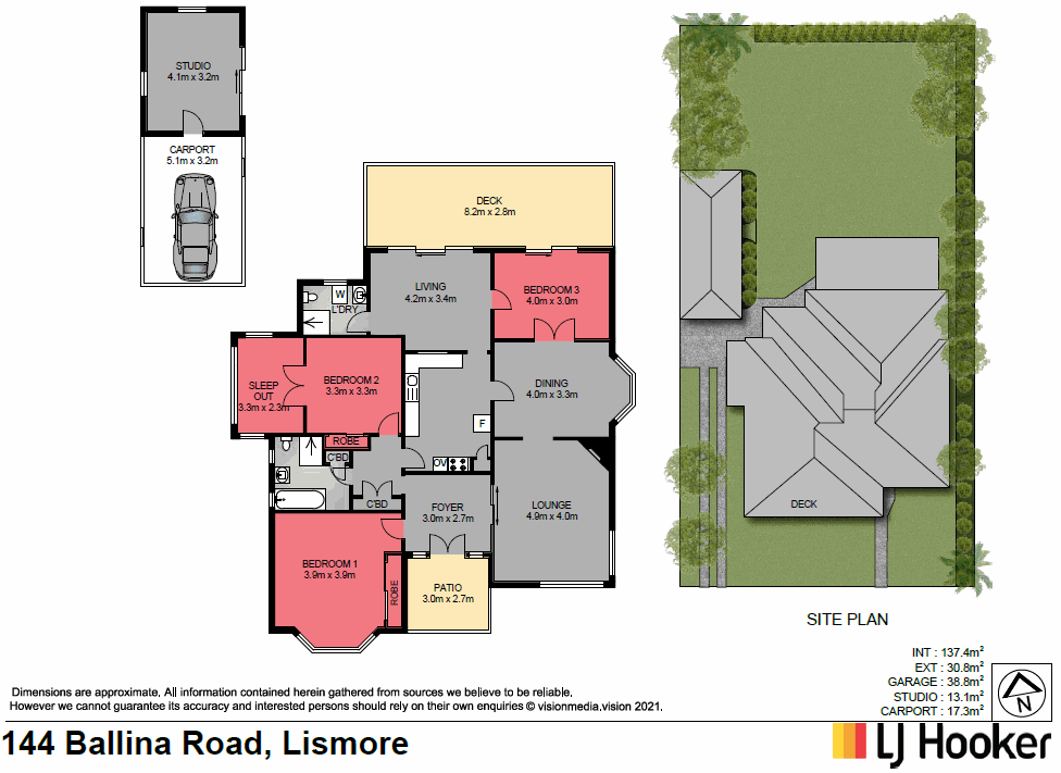 Floorplan of Homely house listing, 144 Ballina Road, Lismore NSW 2480