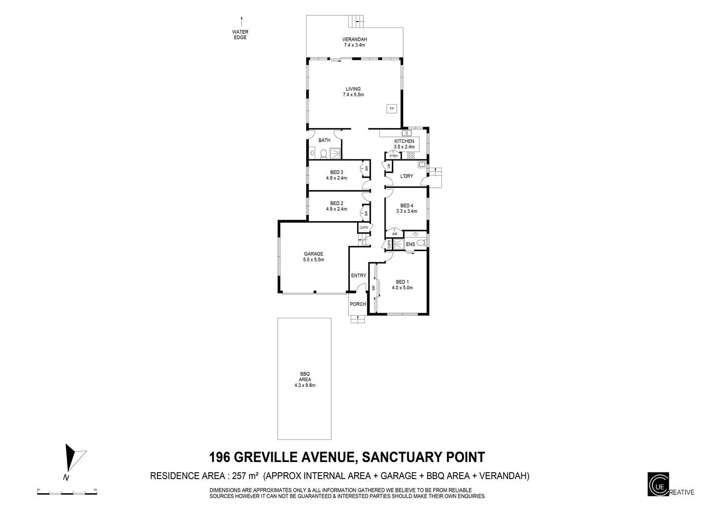 Floorplan of Homely house listing, 196 Greville Avenue, Sanctuary Point NSW 2540