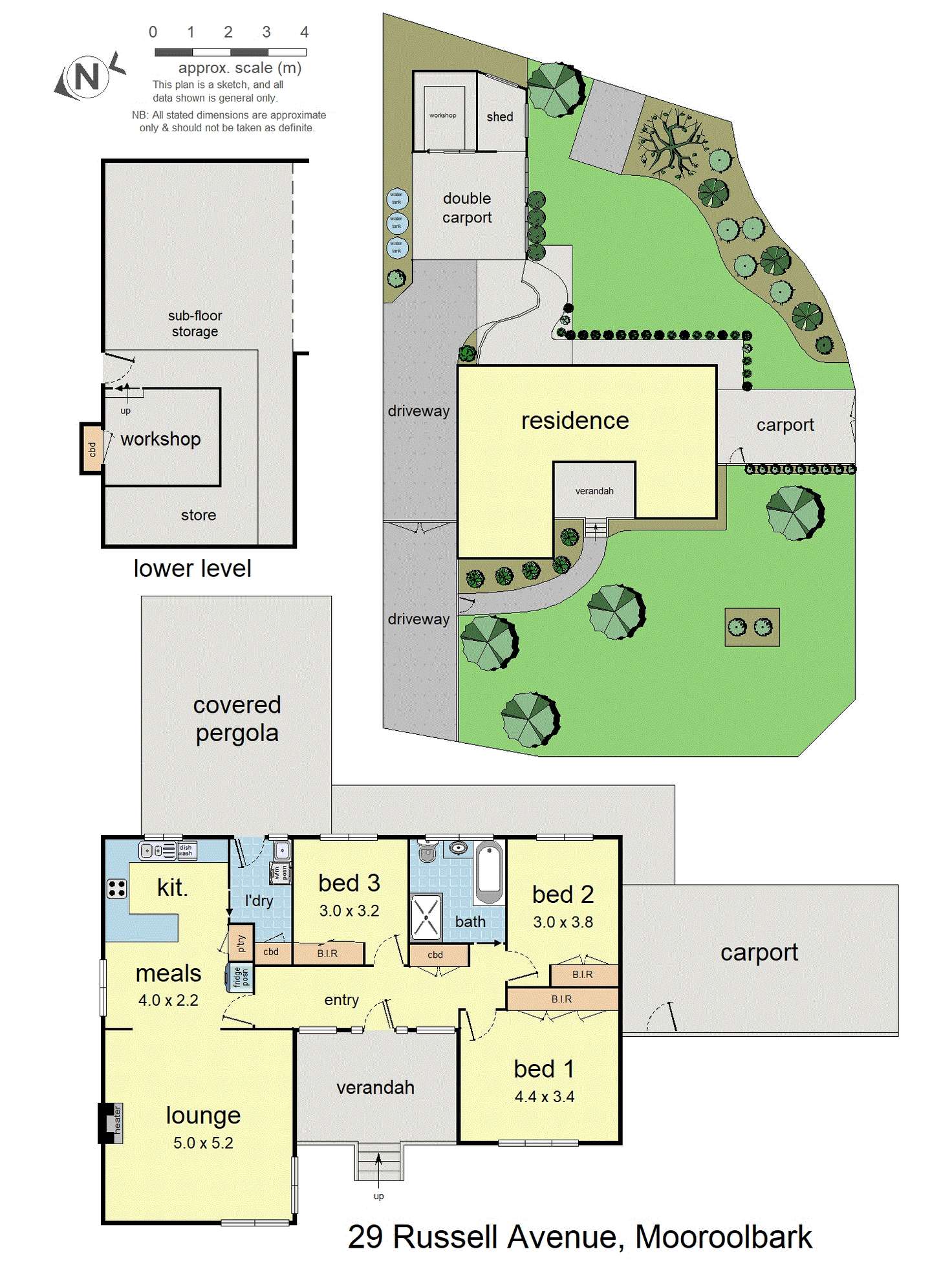 Floorplan of Homely house listing, 29 Russell Avenue, Mooroolbark VIC 3138