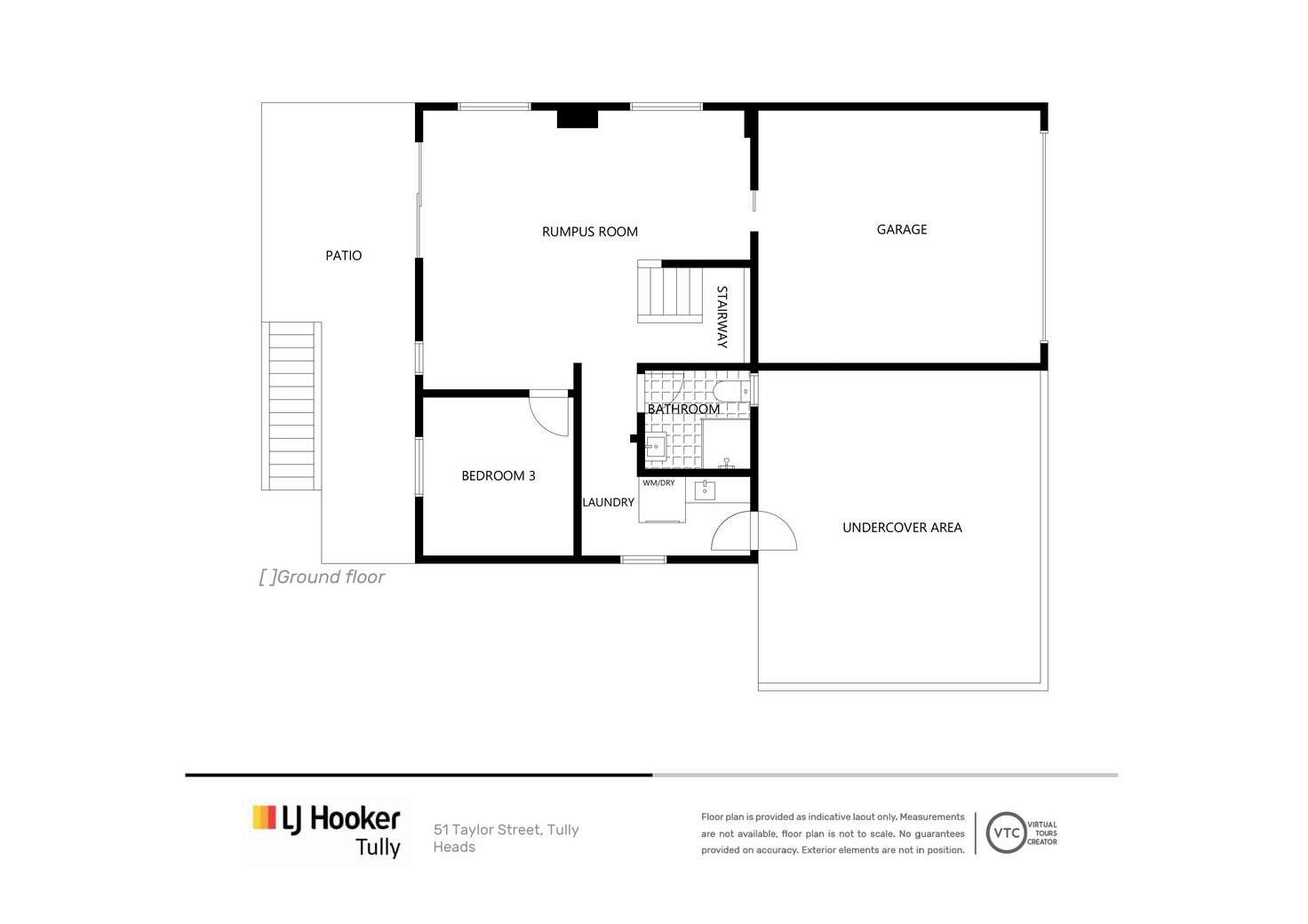 Floorplan of Homely house listing, 51 Taylor Street, Tully Heads QLD 4854