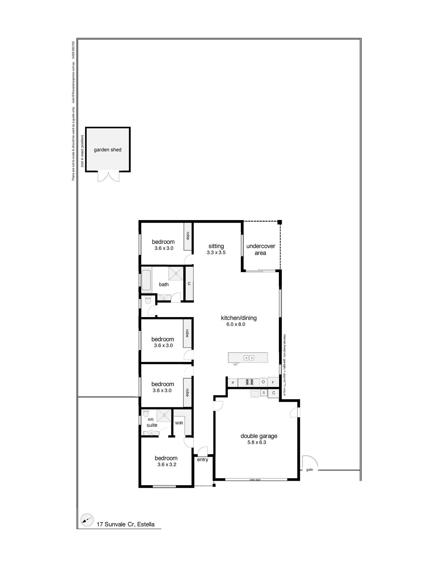 Floorplan of Homely house listing, 17 Sunvale Crescent, Estella NSW 2650