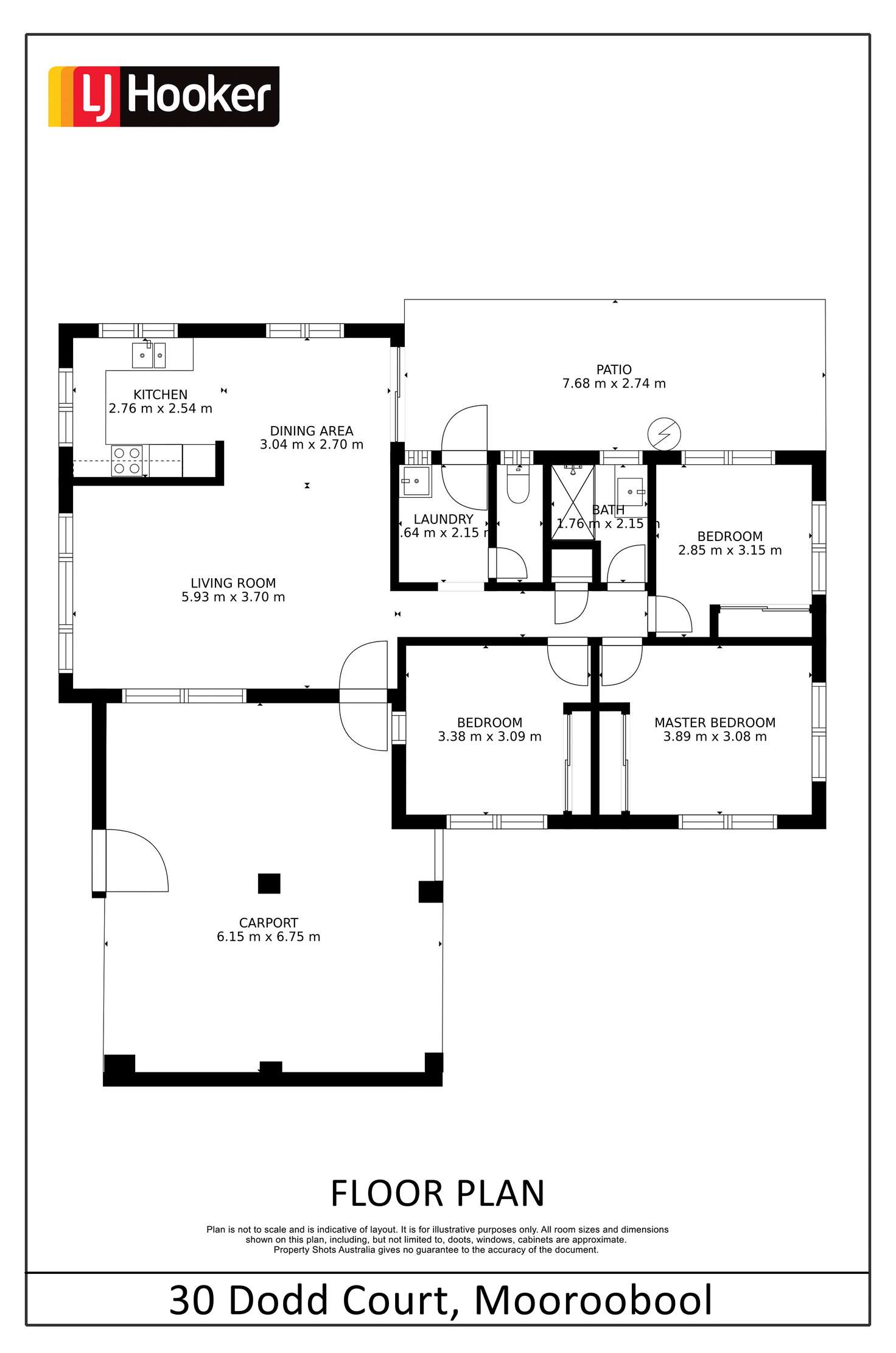 Floorplan of Homely house listing, 30 Dodd Court, Mooroobool QLD 4870