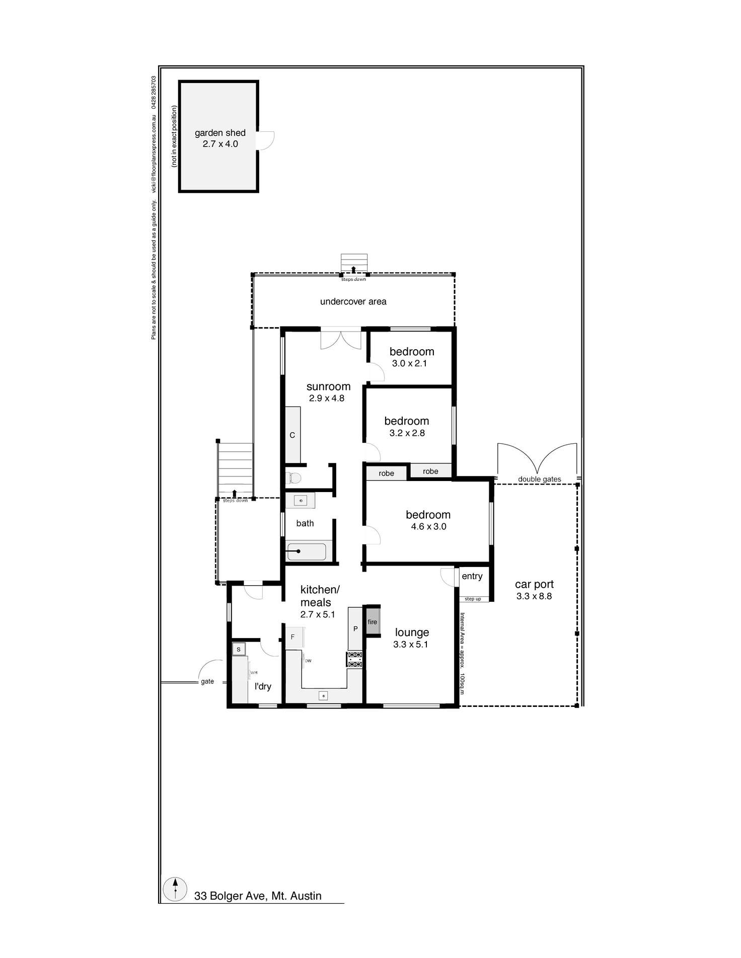 Floorplan of Homely house listing, 33 Bolger Avenue, Mount Austin NSW 2650
