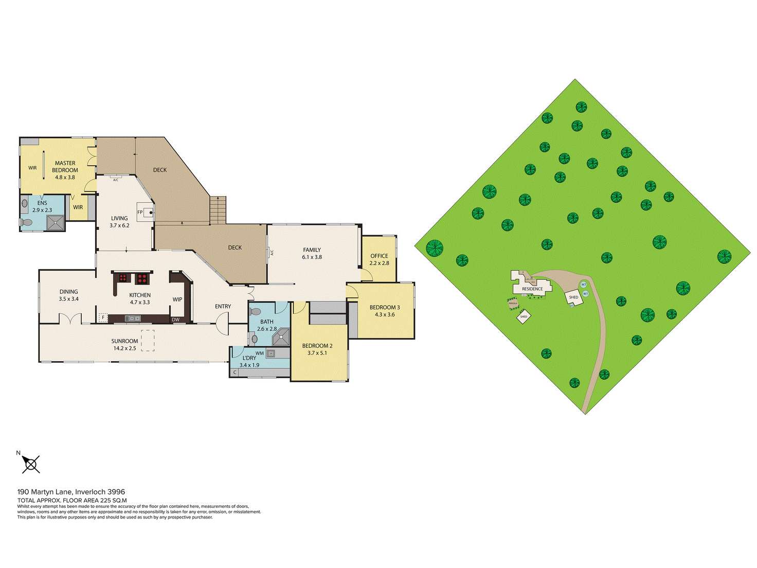 Floorplan of Homely house listing, 190 Martyn Lane, Inverloch VIC 3996