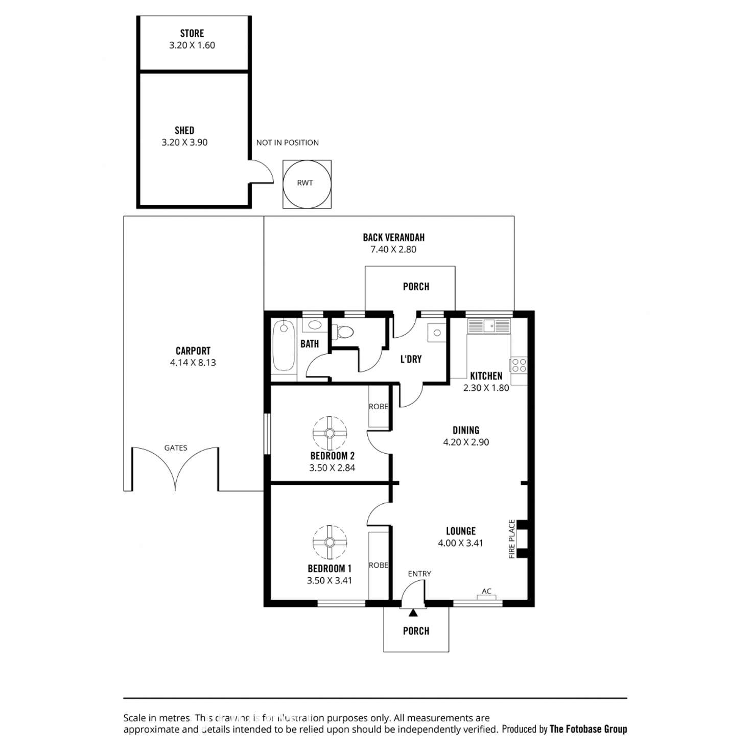 Floorplan of Homely unit listing, 27 Old Sarum Road, Elizabeth North SA 5113