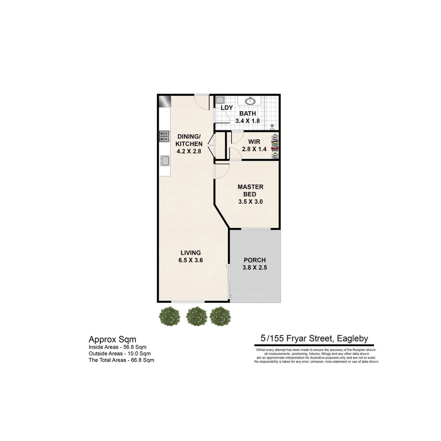 Floorplan of Homely unit listing, 5/155 Fryar Road, Eagleby QLD 4207
