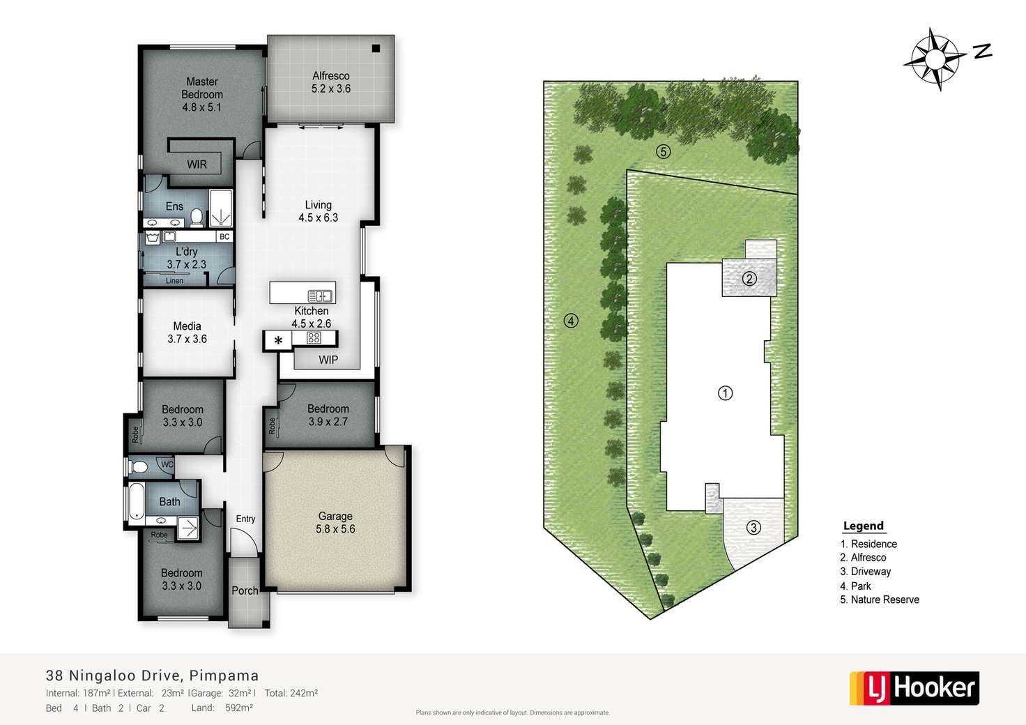 Floorplan of Homely house listing, 38 Ningaloo Drive, Pimpama QLD 4209