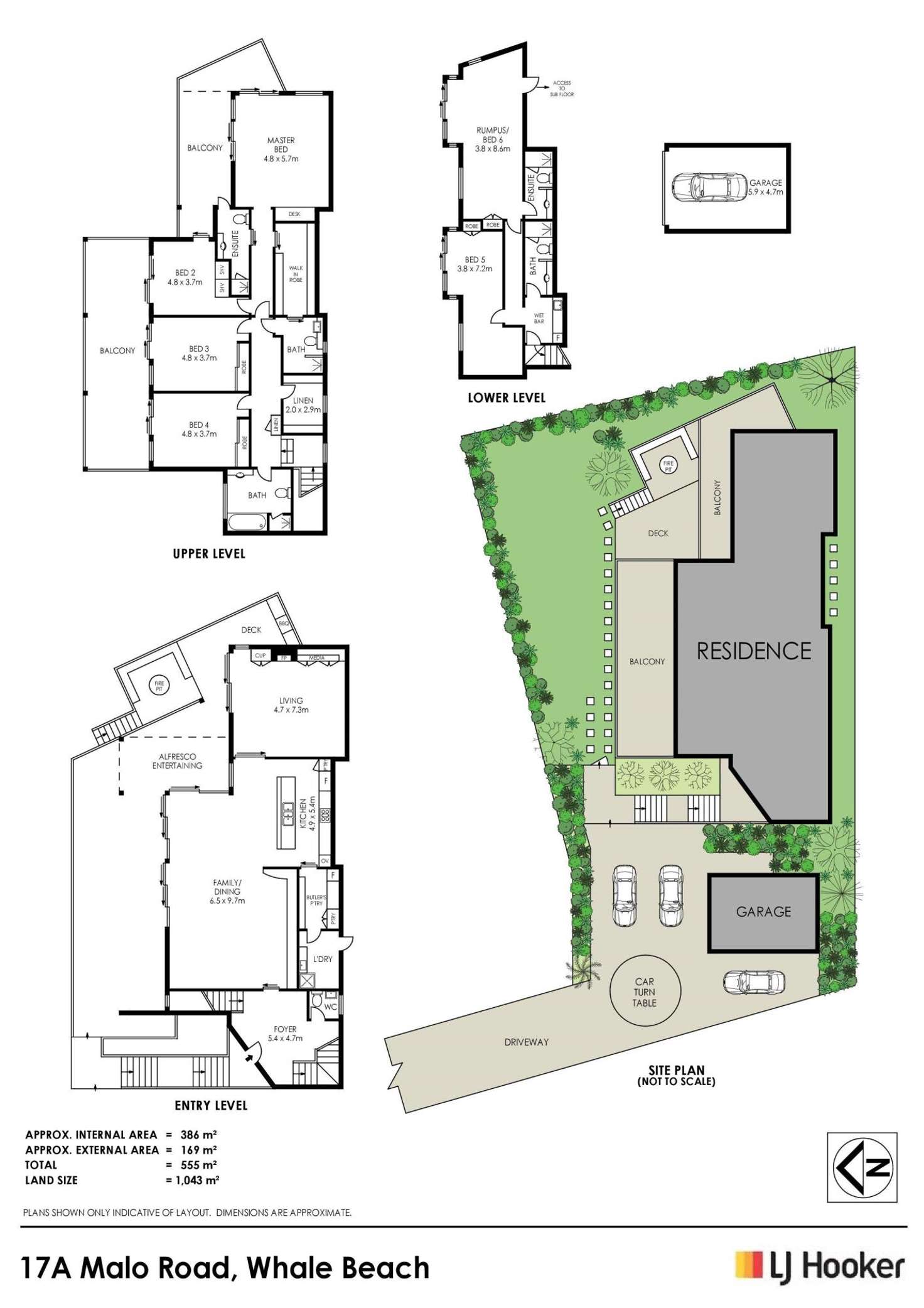 Floorplan of Homely house listing, 17a Malo Road, Whale Beach NSW 2107
