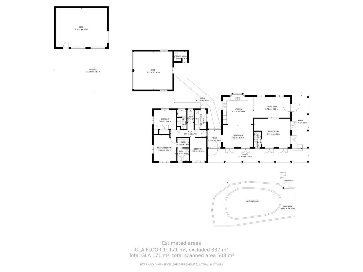 Floorplan of Homely house listing, 18 - 20 Cascade Drive, Redlynch QLD 4870