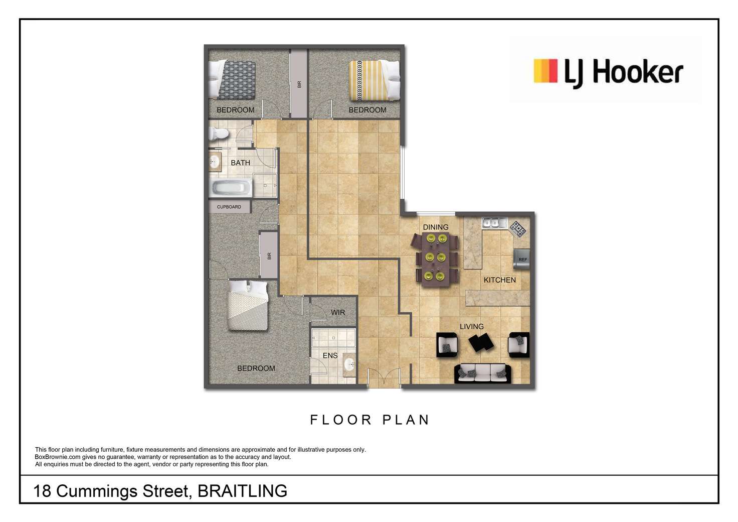 Floorplan of Homely house listing, 18 Cummings Street, Braitling NT 870