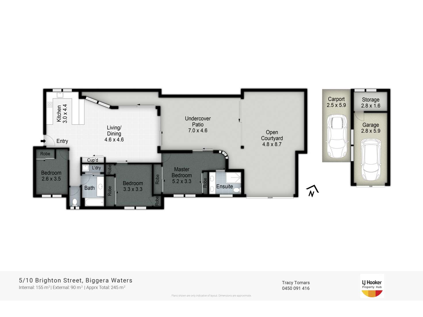 Floorplan of Homely apartment listing, 5/10 Brighton Street, Biggera Waters QLD 4216