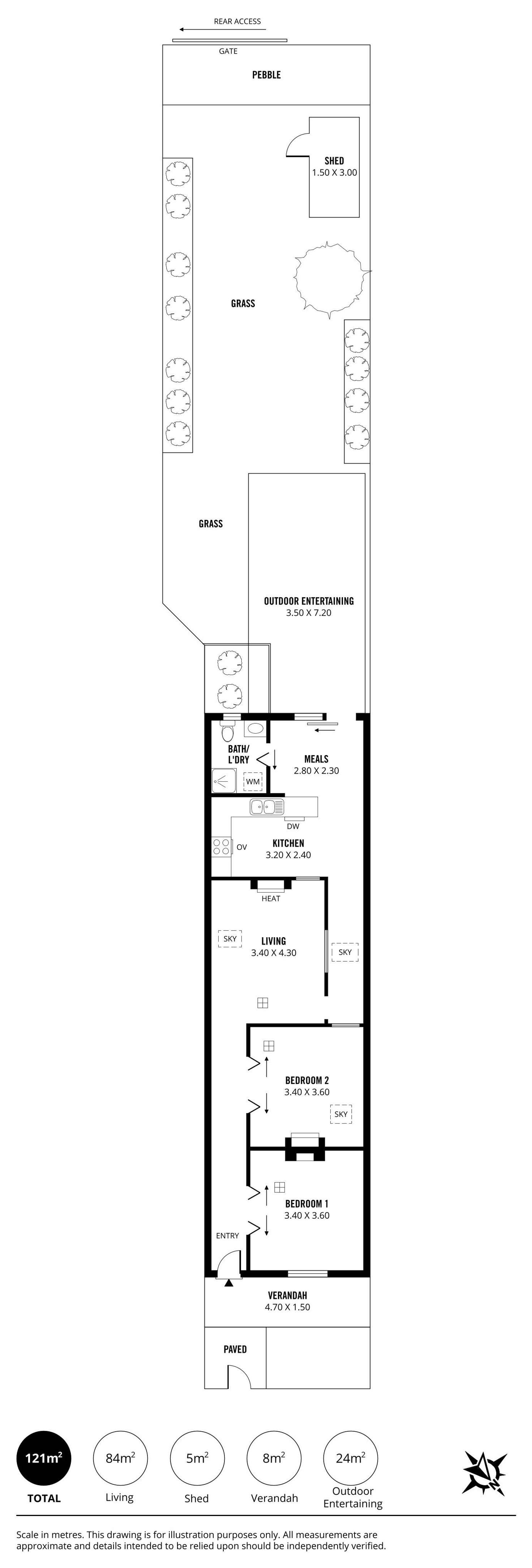 Floorplan of Homely house listing, 1a East Street, Torrensville SA 5031