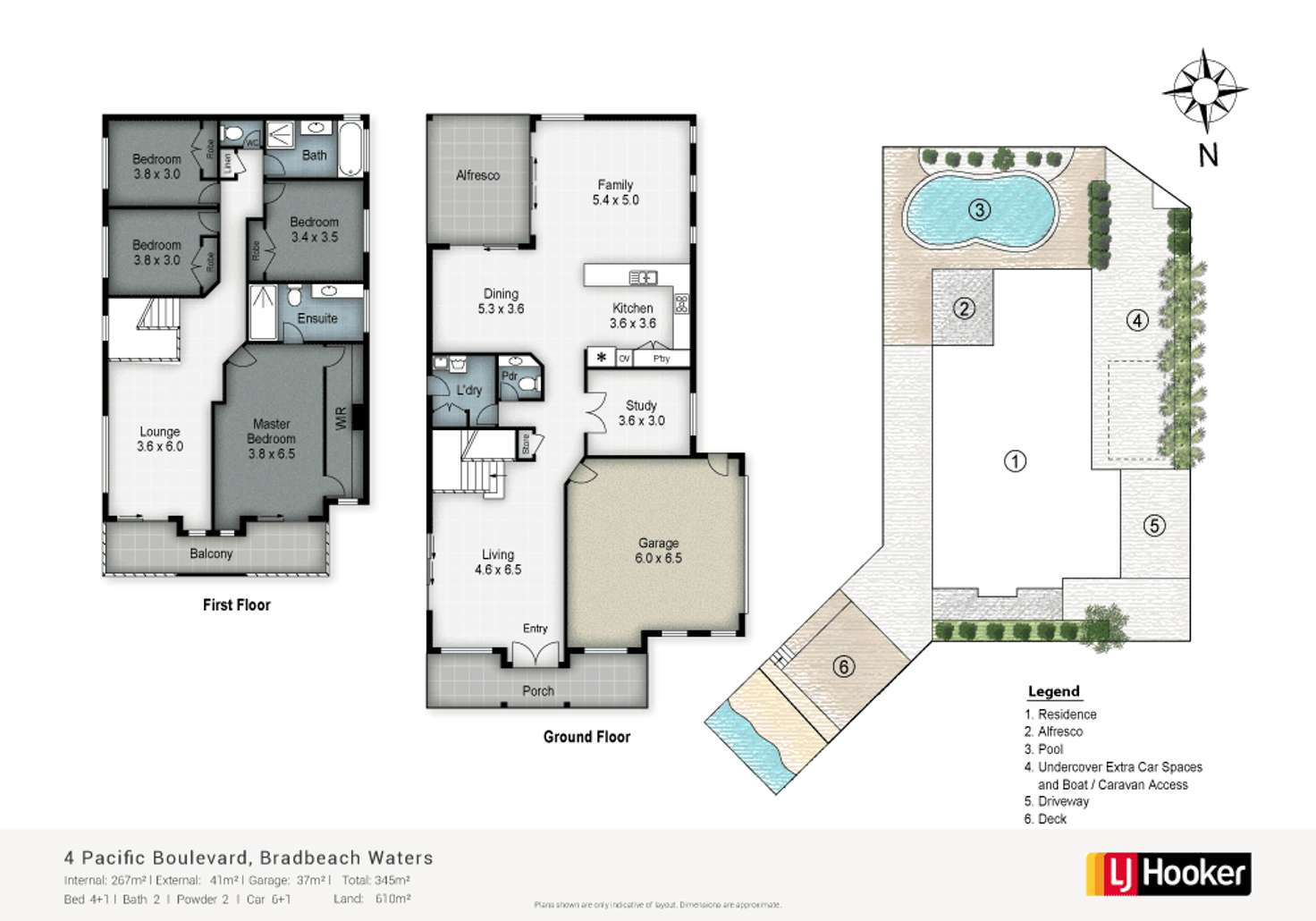 Floorplan of Homely house listing, 4 Pacific Boulevard, Broadbeach Waters QLD 4218