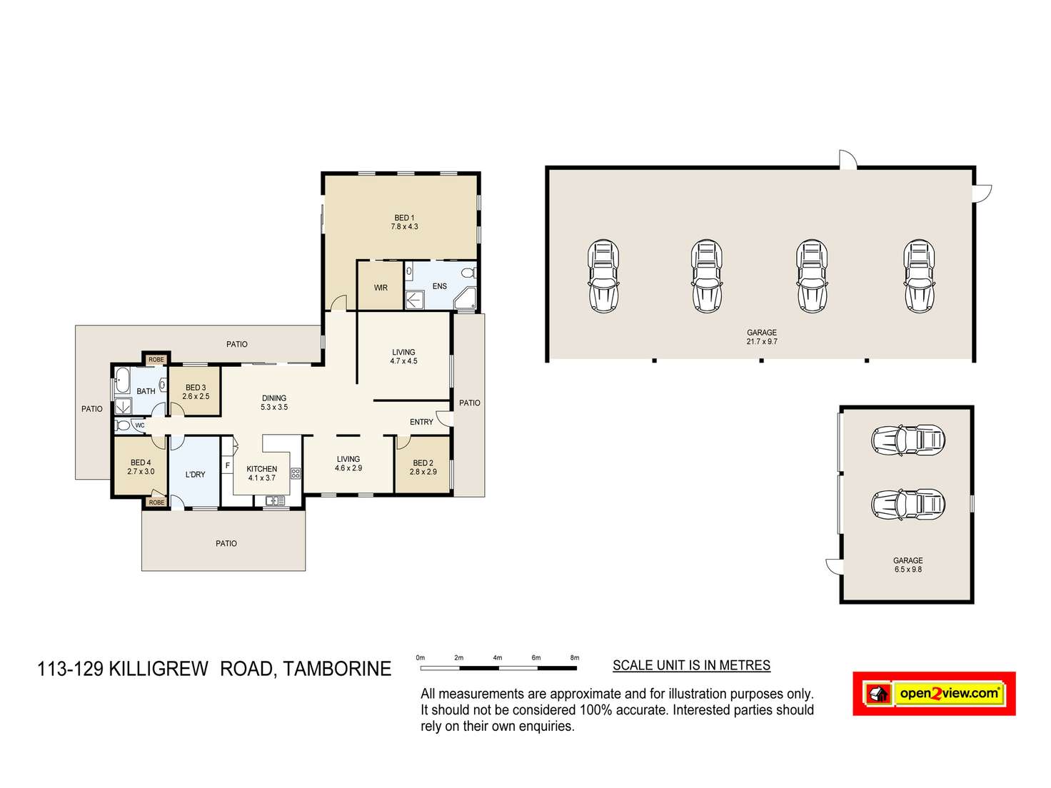 Floorplan of Homely acreageSemiRural listing, 113-129 Killigrew Road, Tamborine QLD 4270