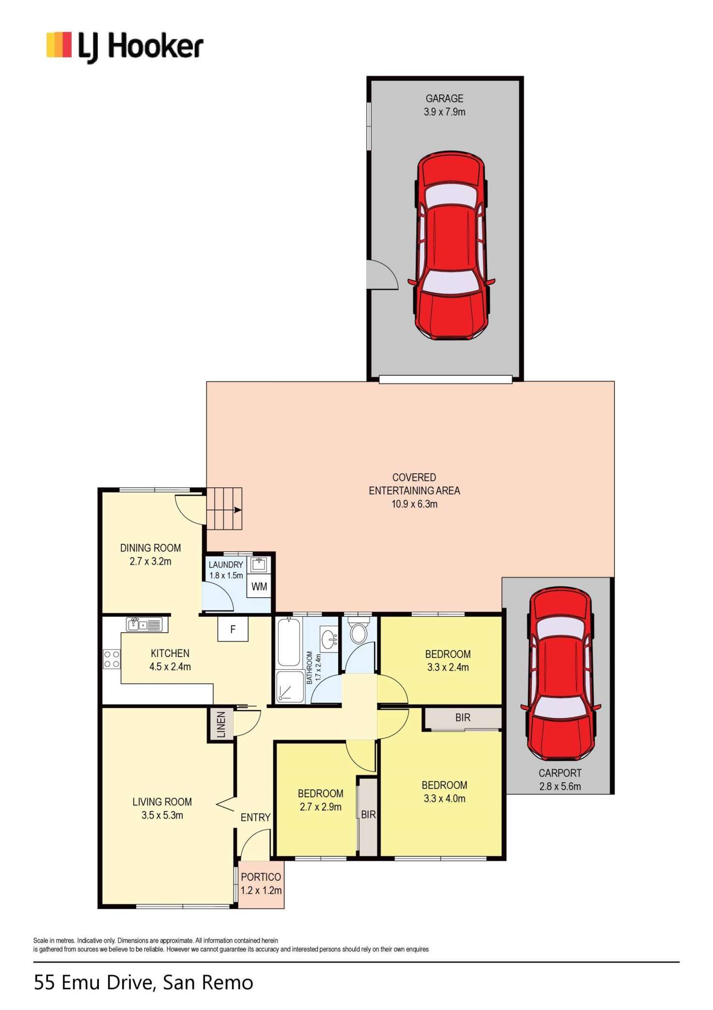 Floorplan of Homely house listing, 55 Emu Drive, San Remo NSW 2262