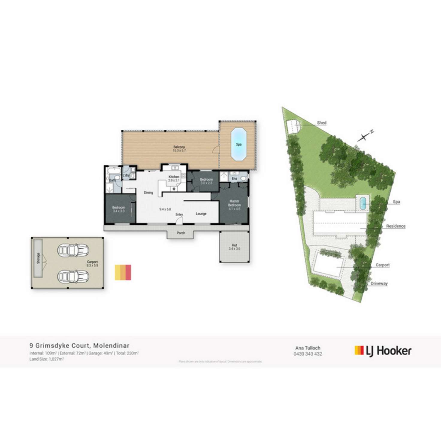 Floorplan of Homely house listing, 9 Grimsdyke Court, Molendinar QLD 4214