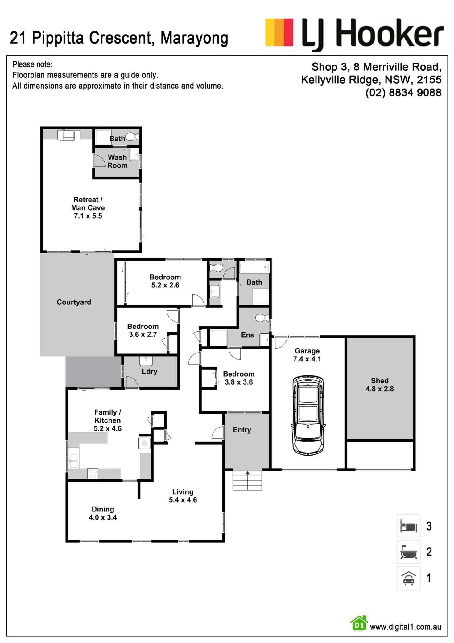 Floorplan of Homely house listing, 21 Pippitta Street, Marayong NSW 2148