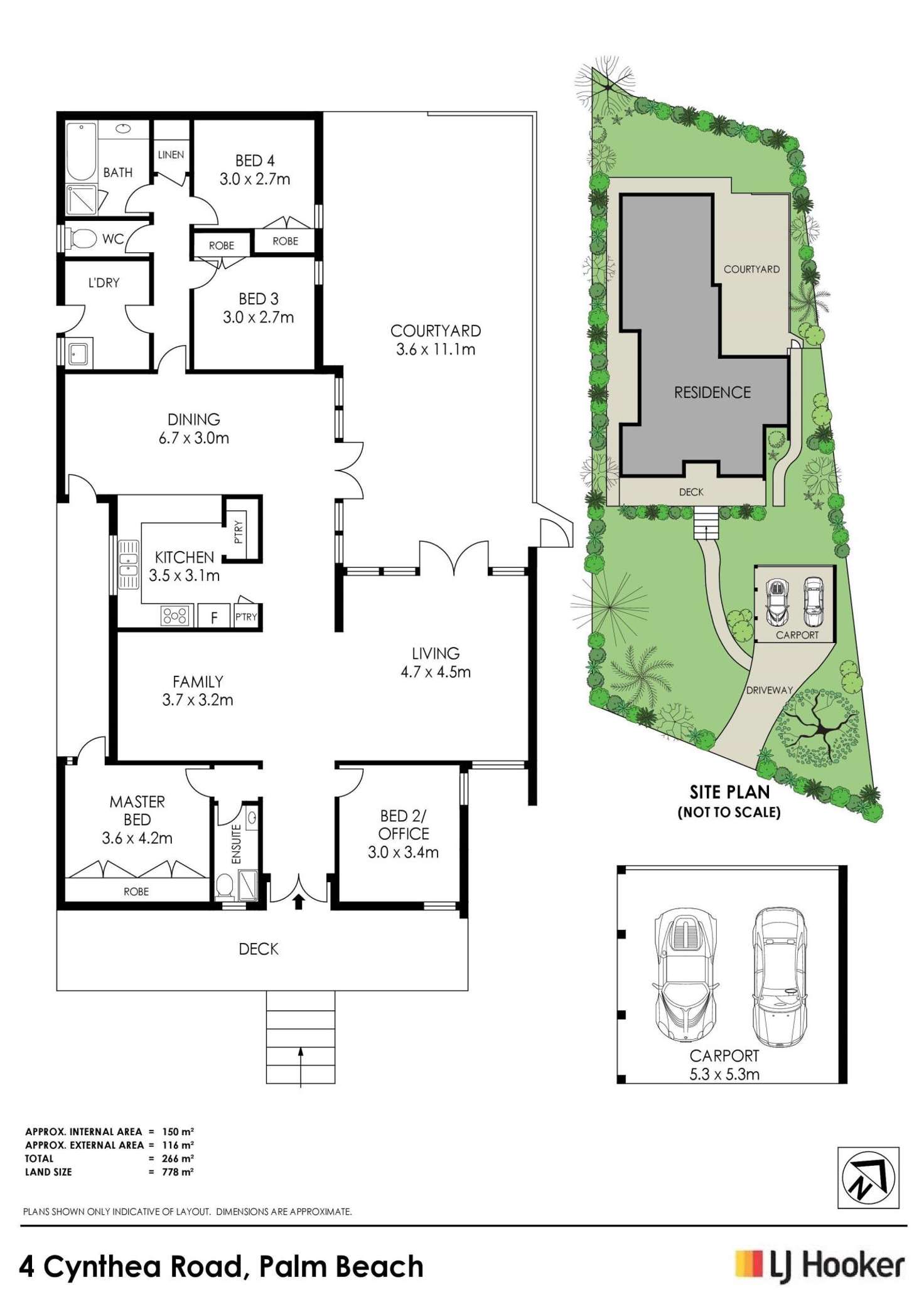 Floorplan of Homely house listing, 4 Cynthea Road, Palm Beach NSW 2108