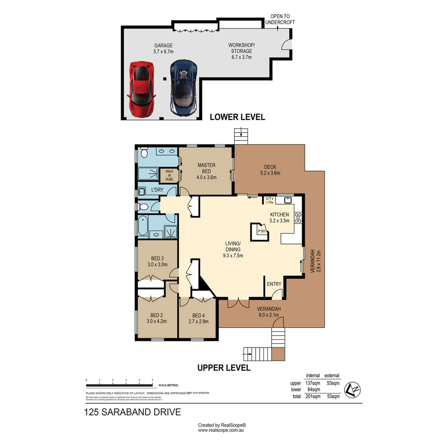 Floorplan of Homely house listing, 125 Saraband Drive, Eatons Hill QLD 4037