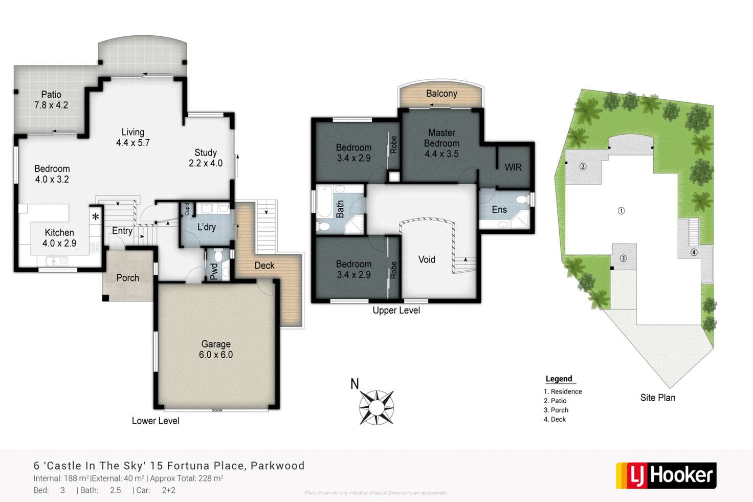 Floorplan of Homely townhouse listing, 6/15 Fortuna Place, Parkwood QLD 4214